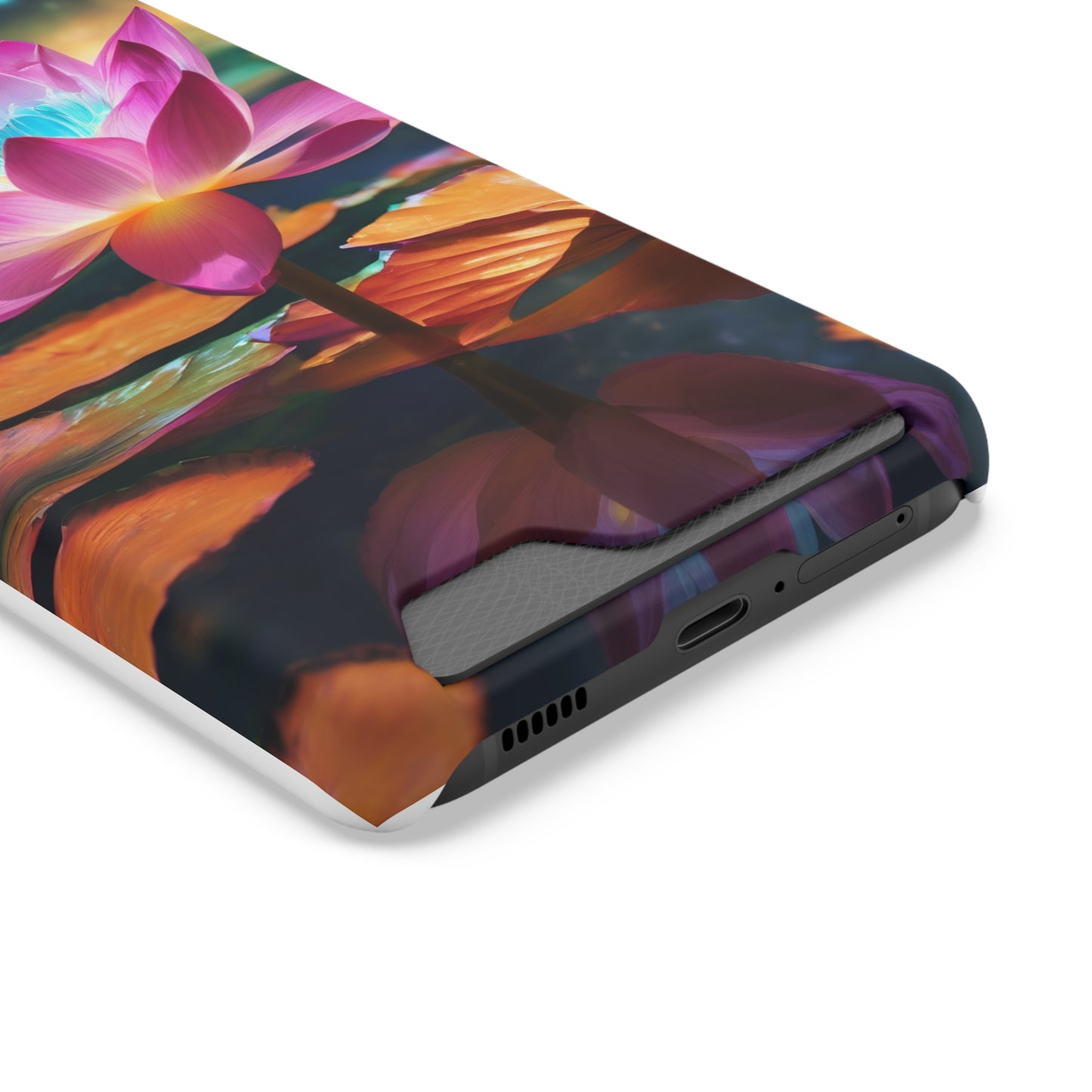 Neon Phone Case with Card Holder - MagSafe & Card Storage