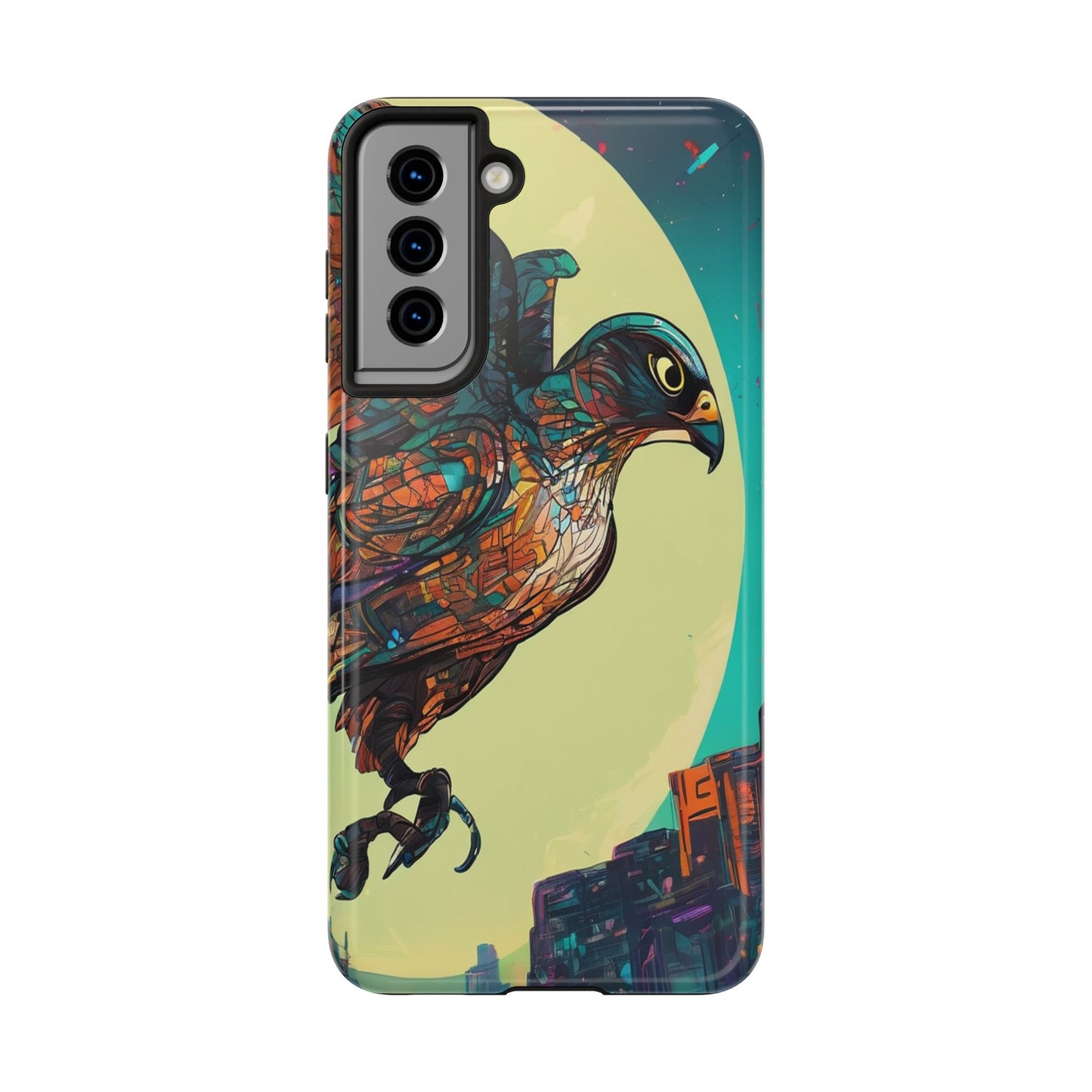 Neon Tough Phone Case - Impact-Resistant, Glossy Finish