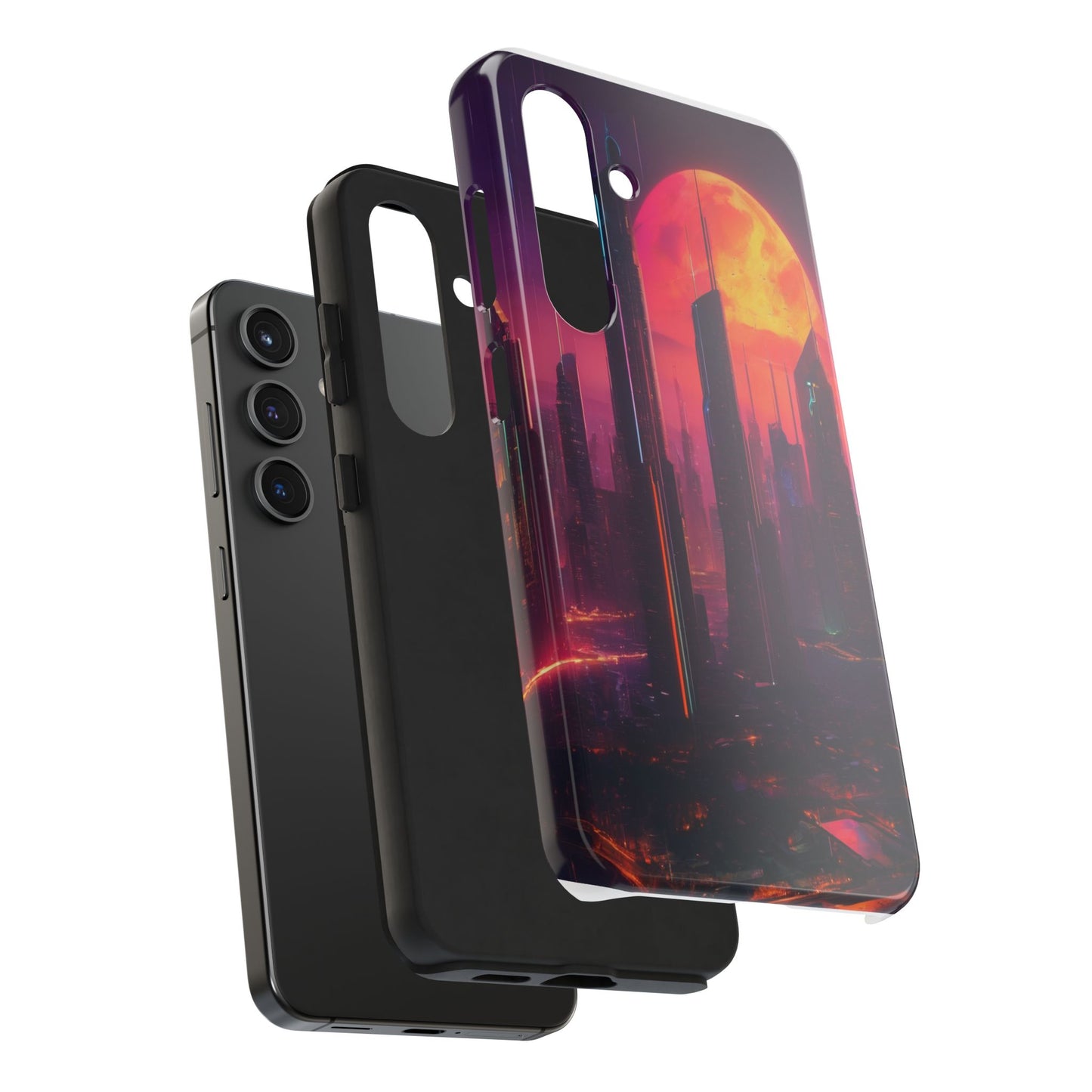 Tough Phone Case: Shockproof 2-Piece TPU/PC Shell