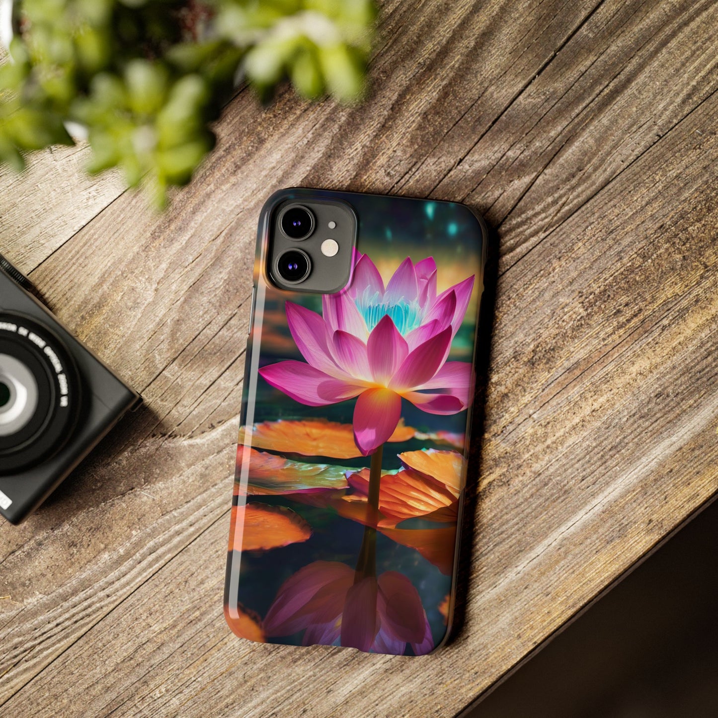 Slim Glossy Polycarbonate Phone Case for iPhone 16