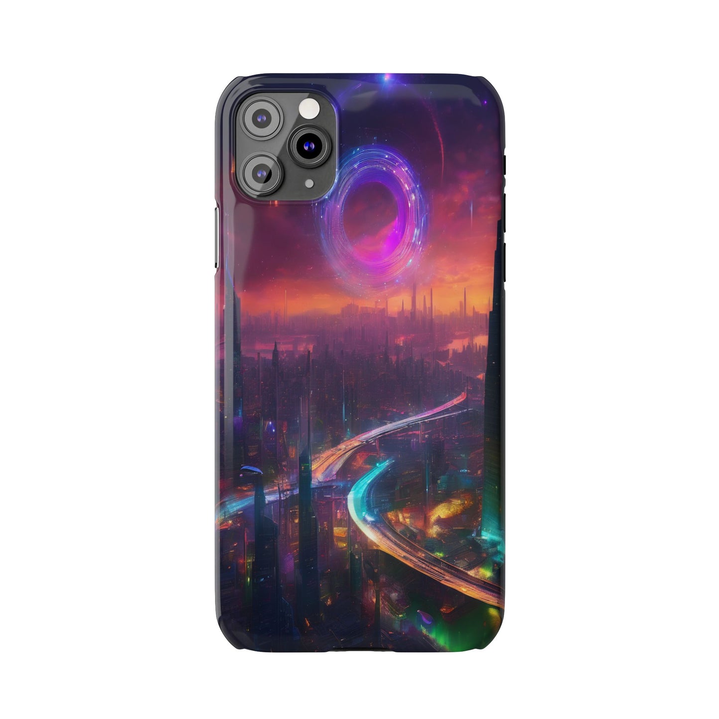 Slim Glossy Phone Case for iPhone 16 – Lexan PC