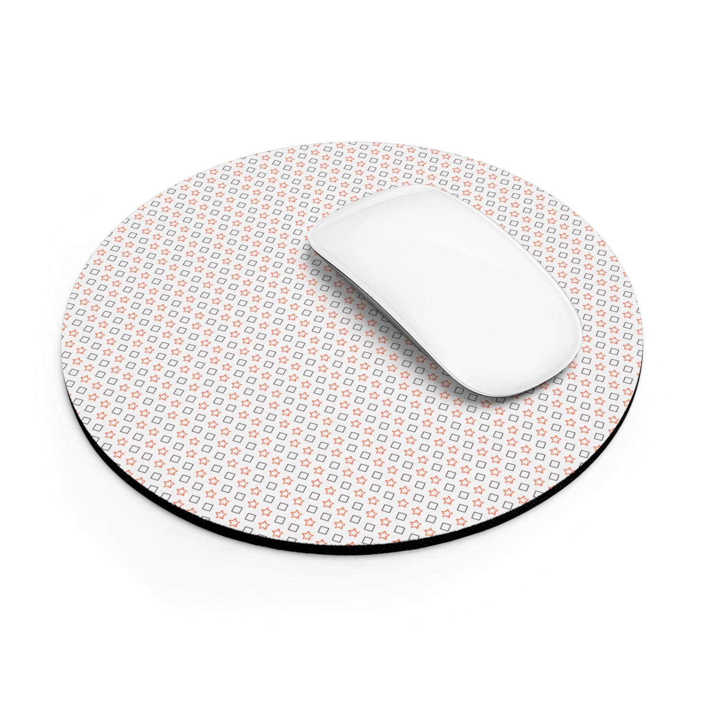 Custom Neon Neoprene Mouse Pad - Round or Rectangular