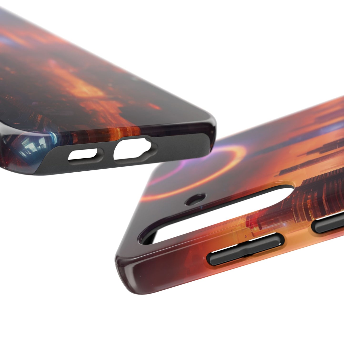 Rugged Phone Case - Impact-Resistant Dual-Layer TPU/PC, Glossy