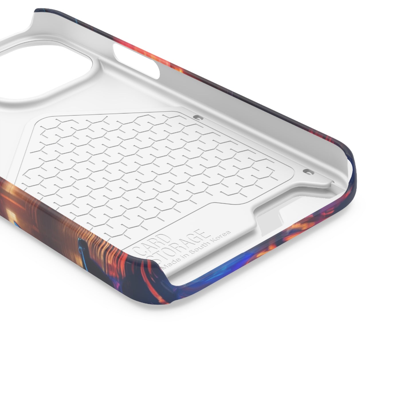 Neon Card Holder Phone Case - MagSafe, 1 Card Slot, Polycarbonate