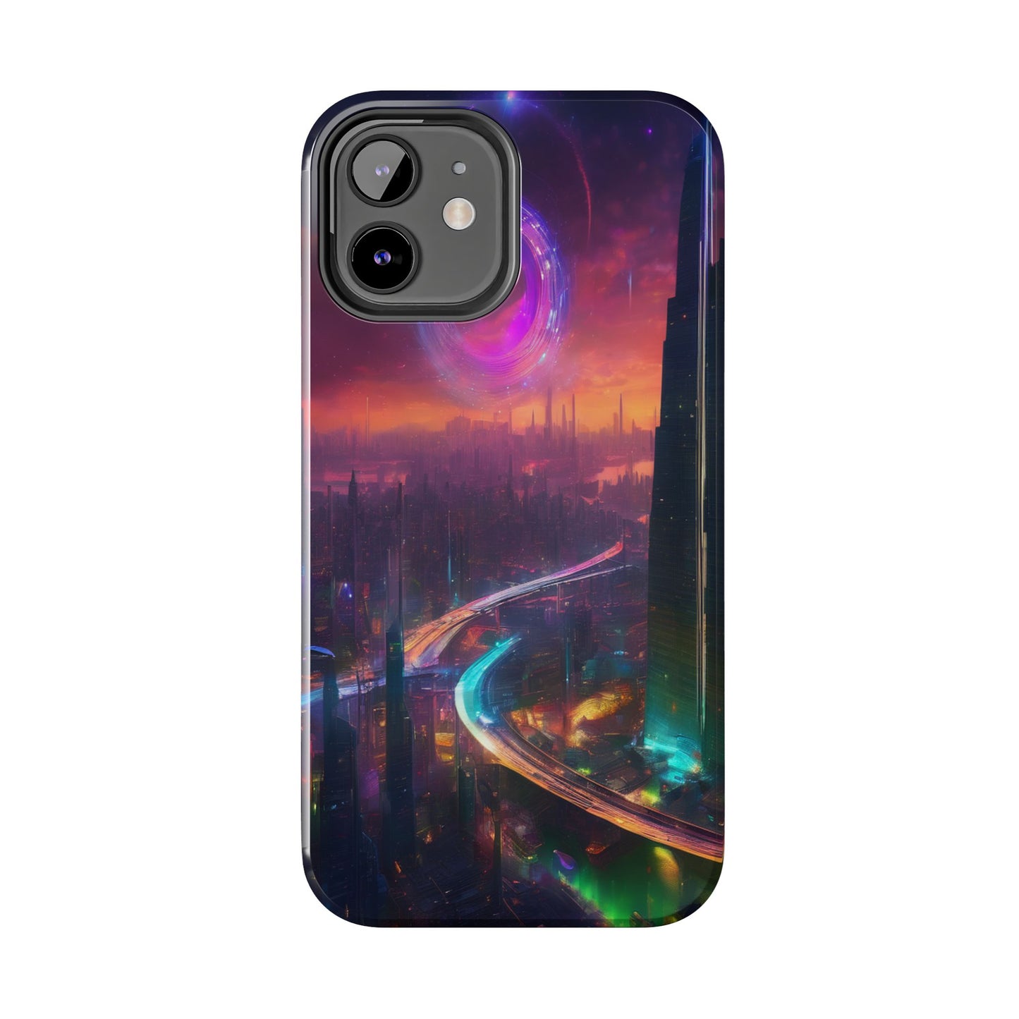 Tough Phone Case – Shockproof TPU/Polycarbonate for iPhone & Samsung