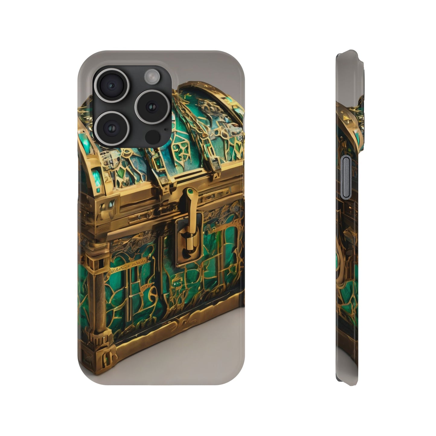 iPhone 16 Slim Phone Case: Glossy Lexan, Ultra-Slim
