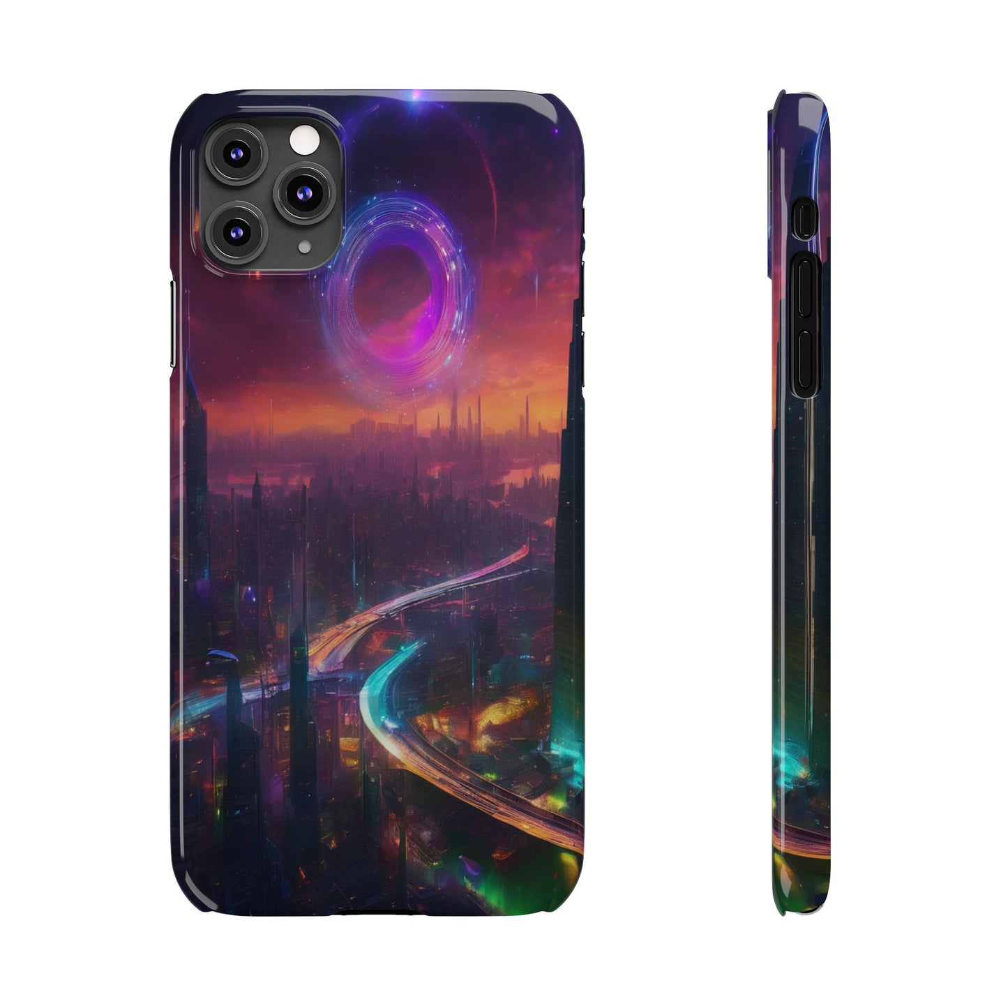 Slim Glossy Phone Case for iPhone 16 – Lexan PC