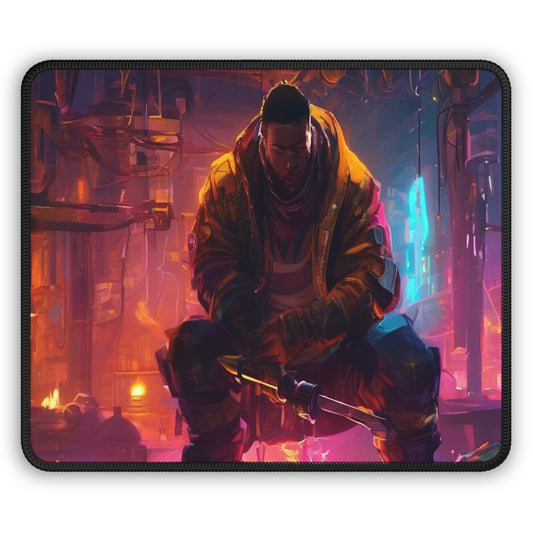 Neon Gaming Mouse Pad 9x7 - Custom, Neoprene, Stitched Edges