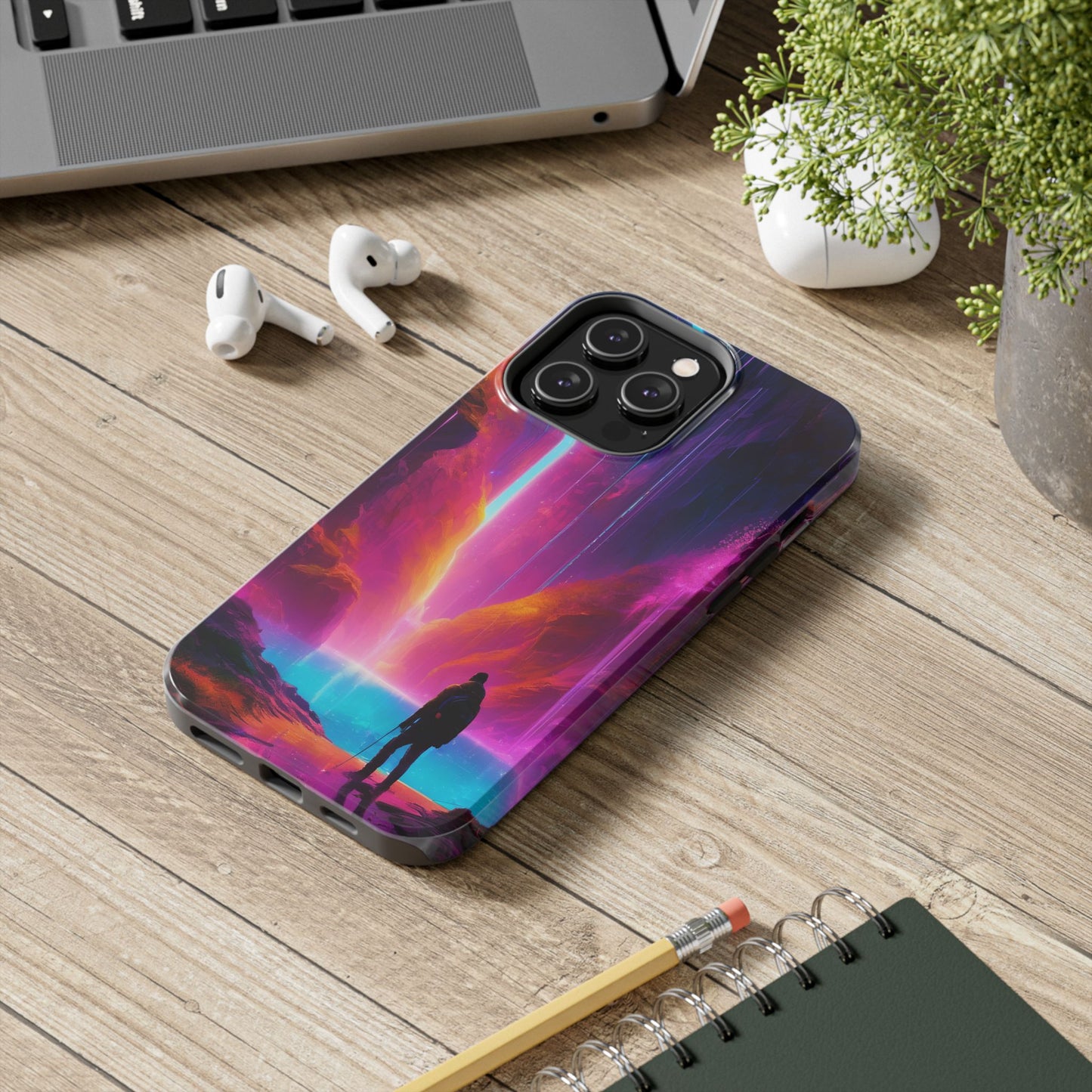 Tough Phone Case with TPU & PC Shell – Shockproof for iPhone/Samsung