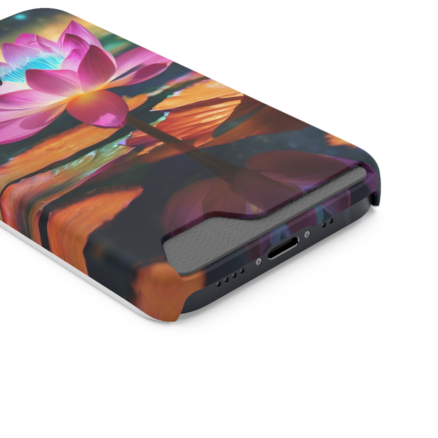 Neon Phone Case with Card Holder - MagSafe & Card Storage