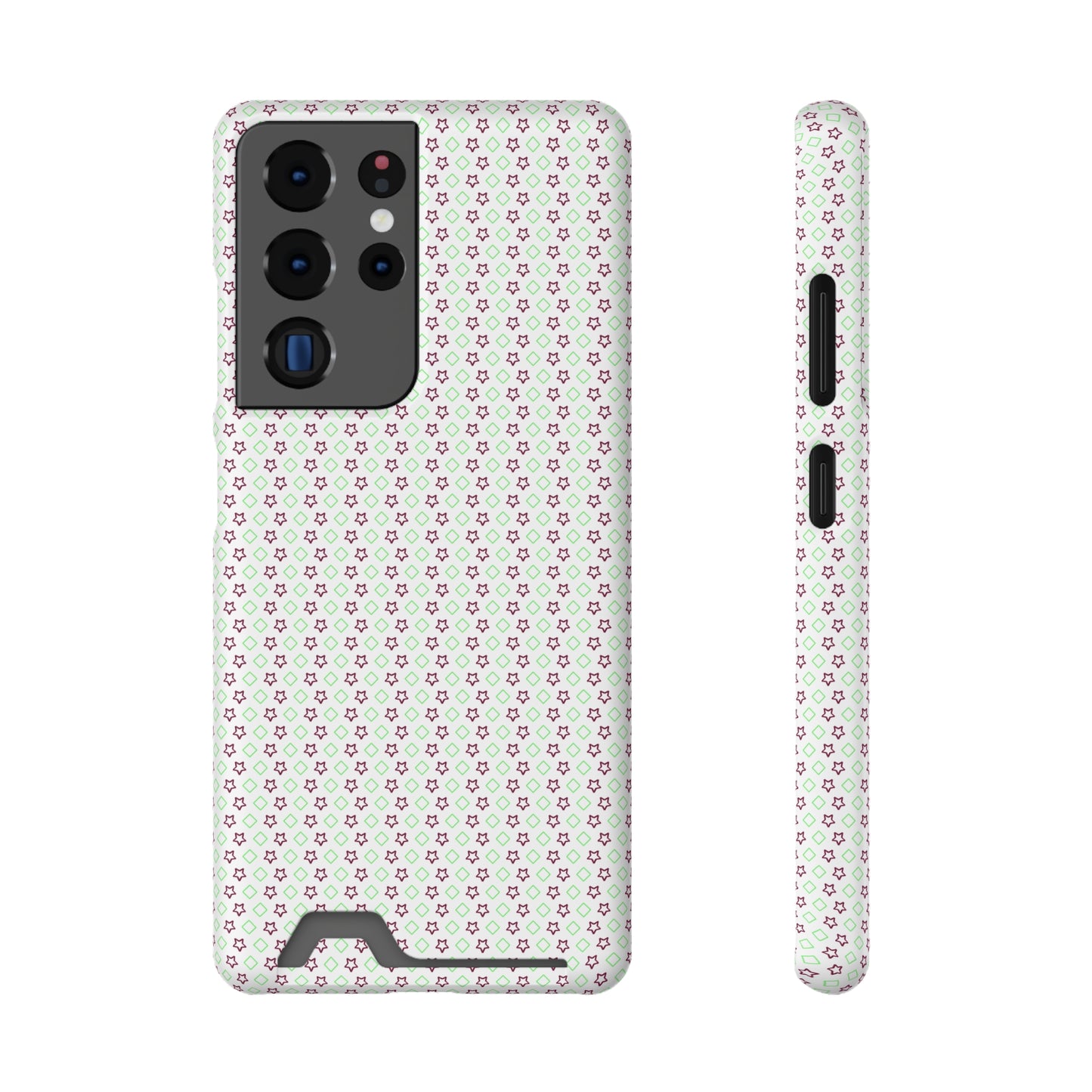 Neon Card-Holder Phone Case - Glossy/Matte Finish