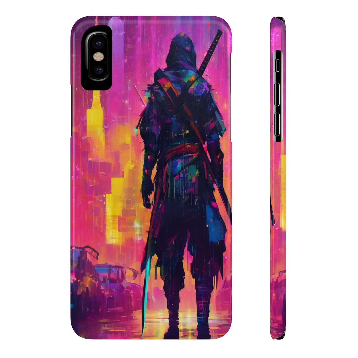 Neon Slim Phone Case for iPhone 16 - Glossy Lexan Finish