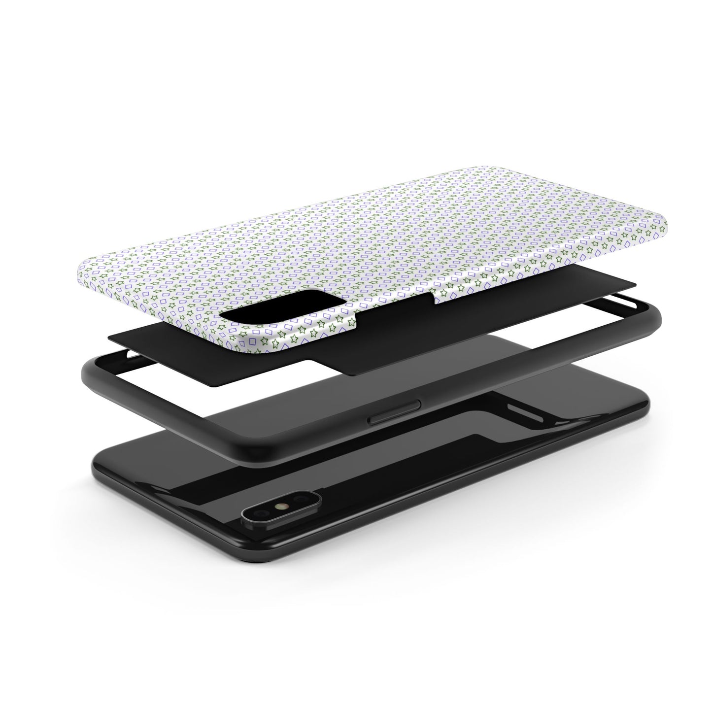 Tough Phone Case - Impact-Resistant, Glossy, 2-Piece Design