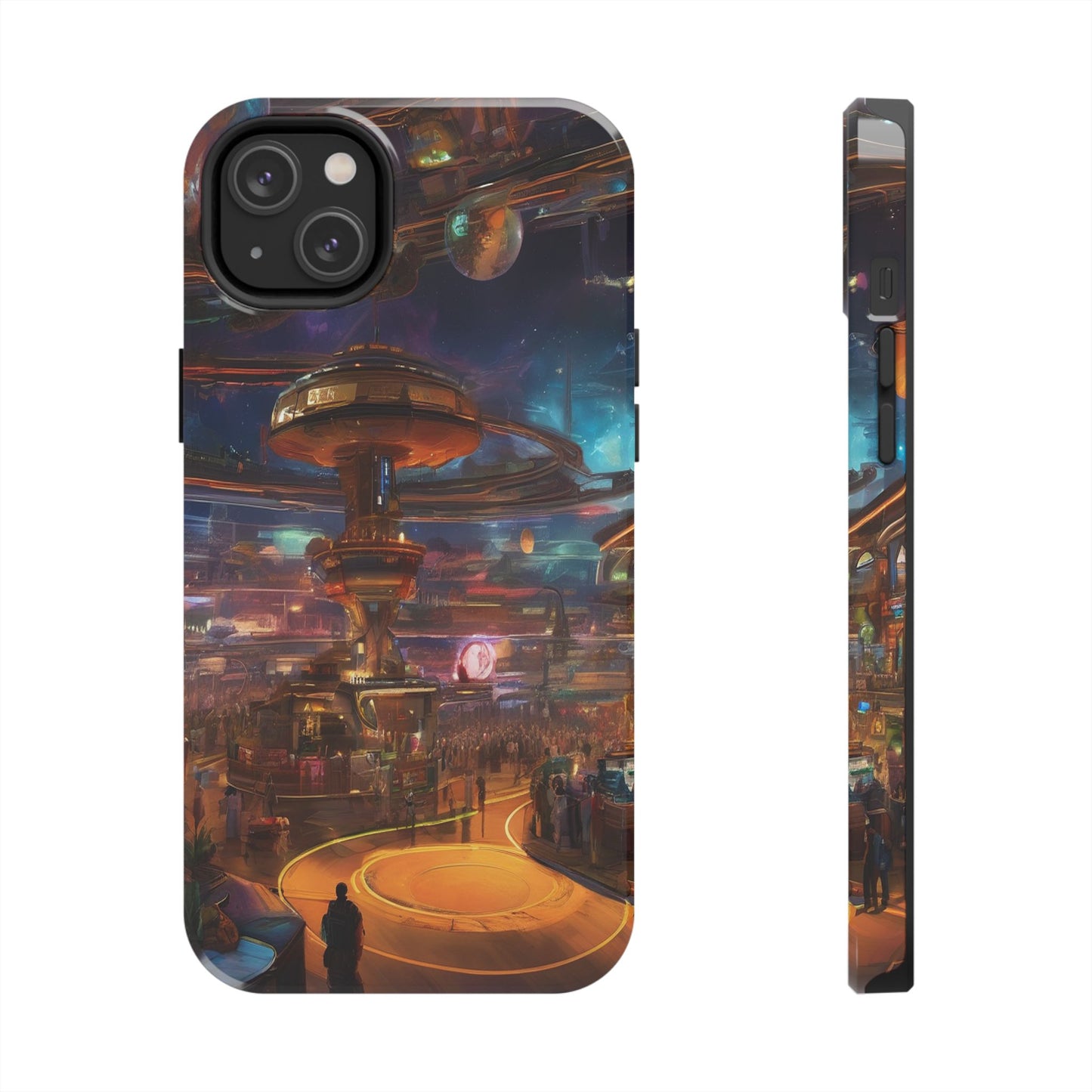 Tough Phone Case - 2-Piece Impact-Resistant Glossy Shield