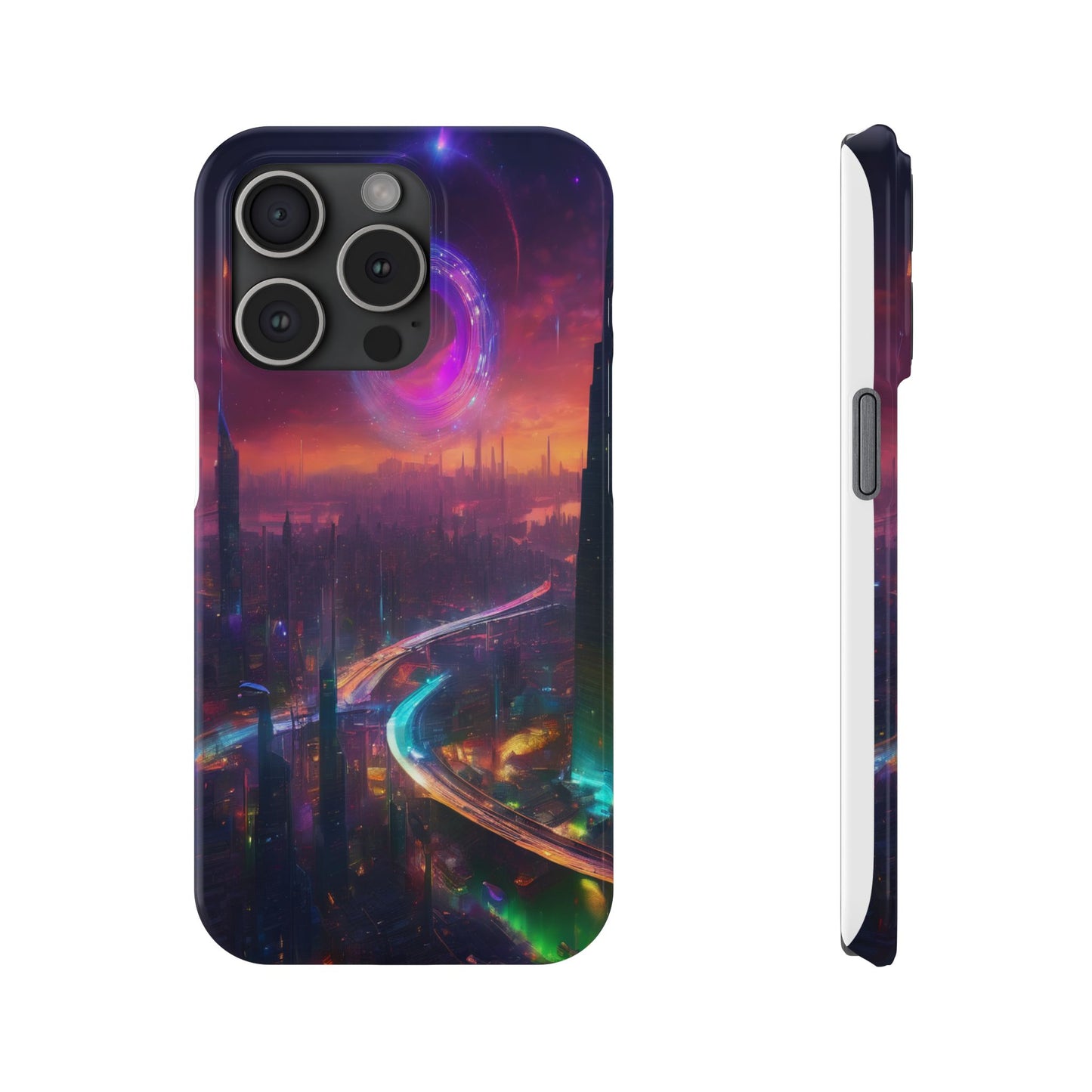 Slim Glossy Phone Case for iPhone 16 – Lexan PC