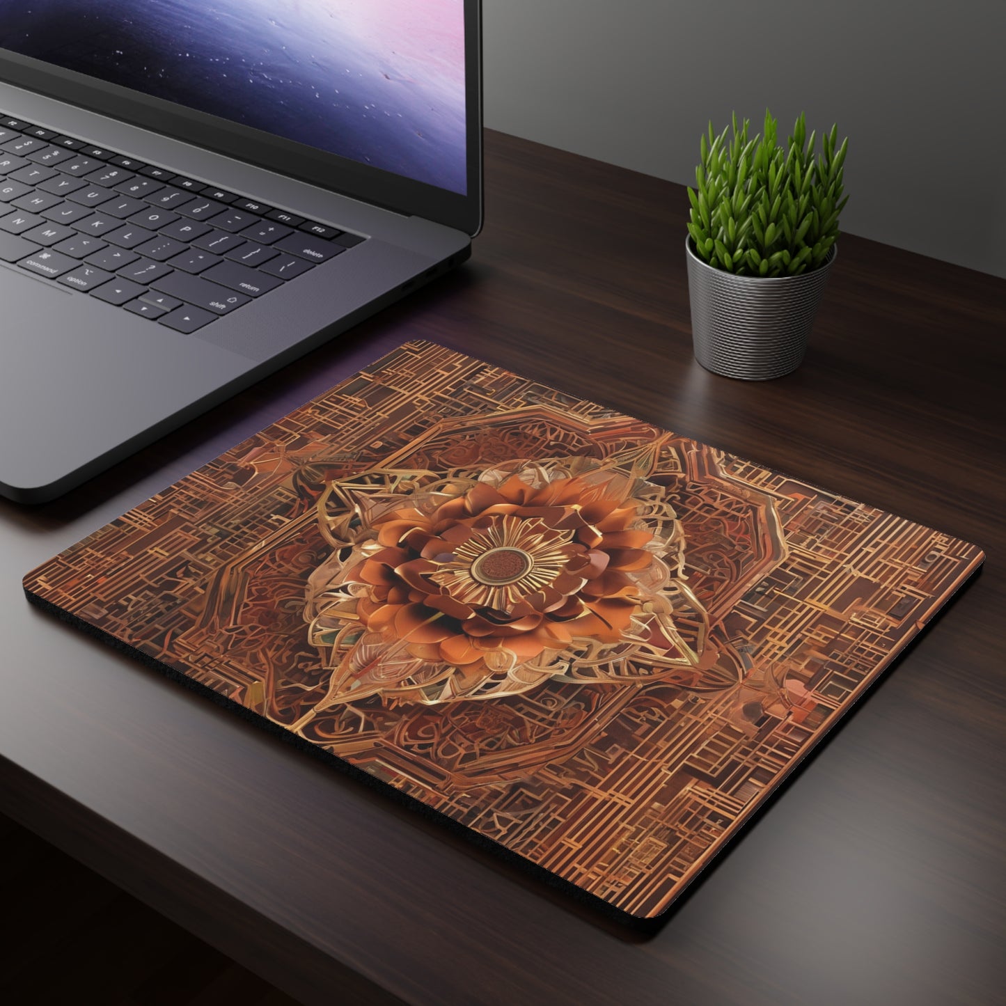 Custom Neon Mouse Pad - 9.3x7.8 in, Non-Slip Desk Pad