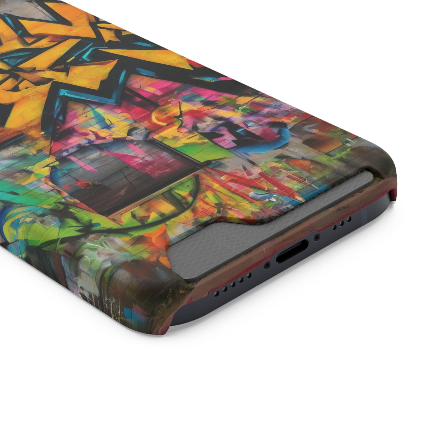 Neon Card-Holder MagSafe Phone Case for iPhone 13 & Galaxy S21/S22