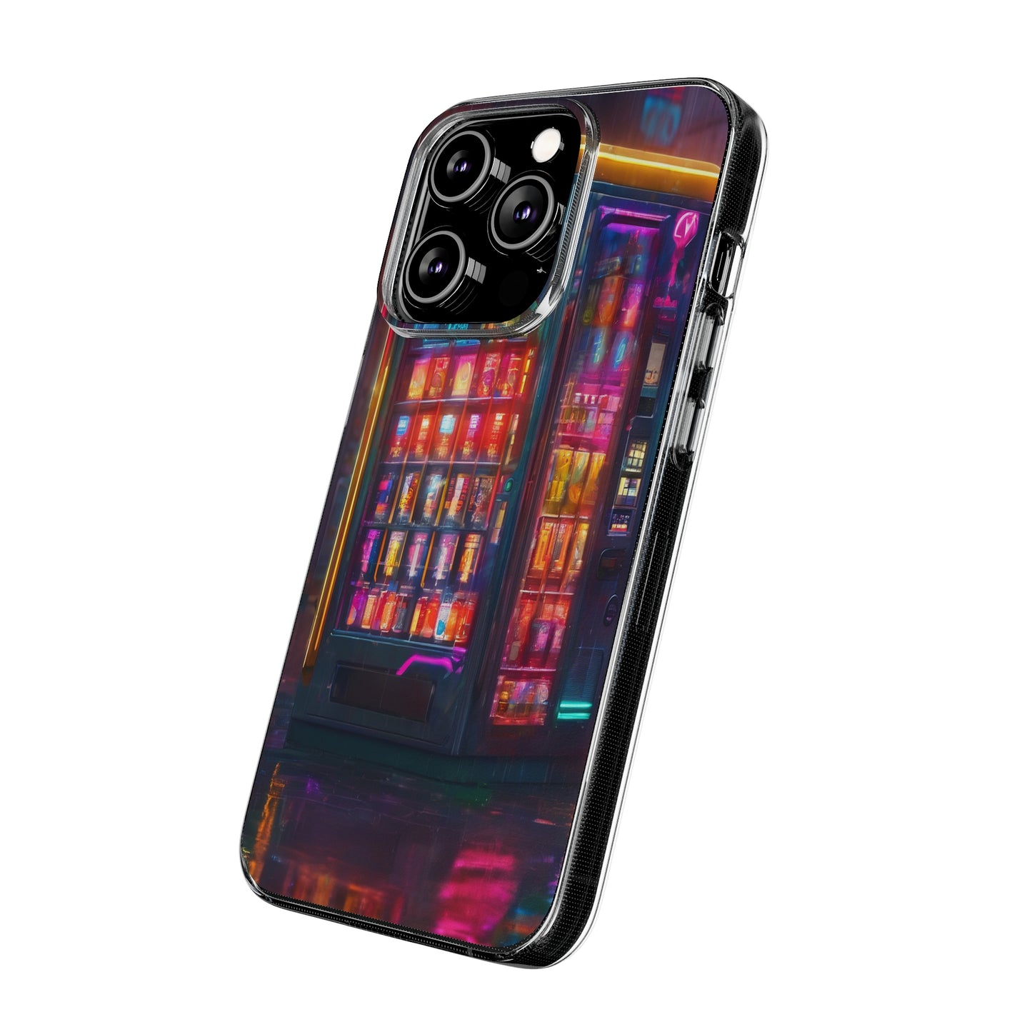 Neon Clear Silicone Phone Case - Slim & Flexible Protection