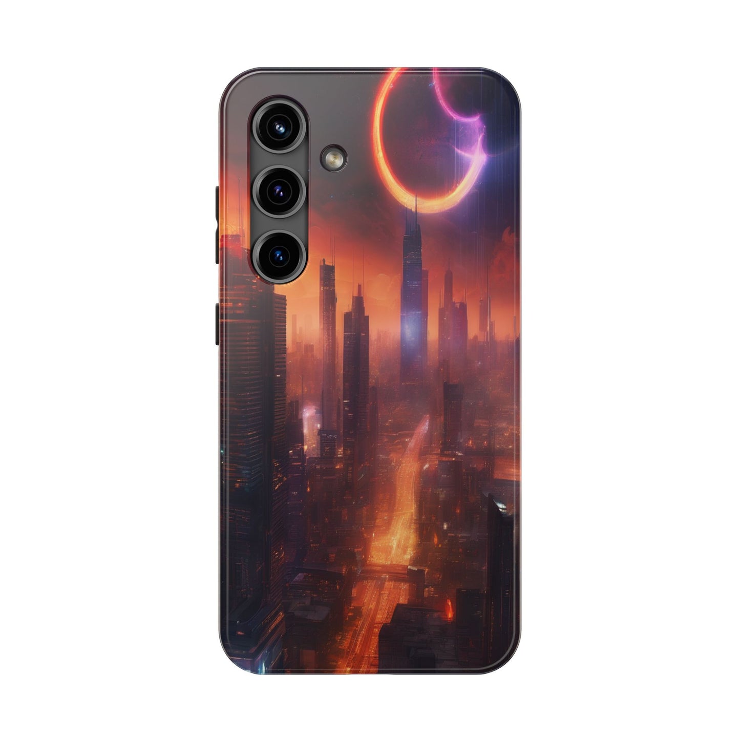 Rugged Phone Case - Impact-Resistant Dual-Layer TPU/PC, Glossy