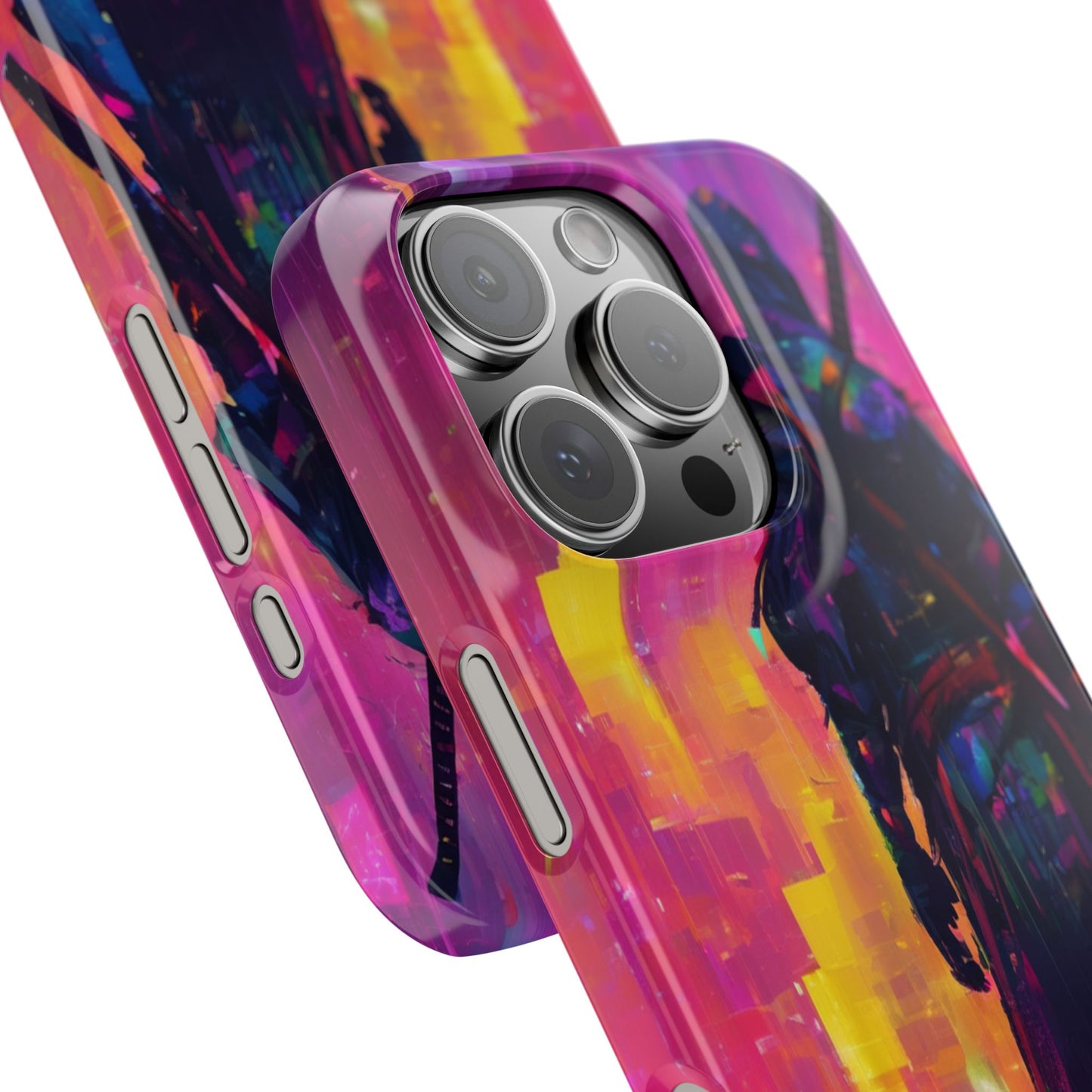 Neon Slim Phone Case for iPhone 16 - Glossy Lexan Finish