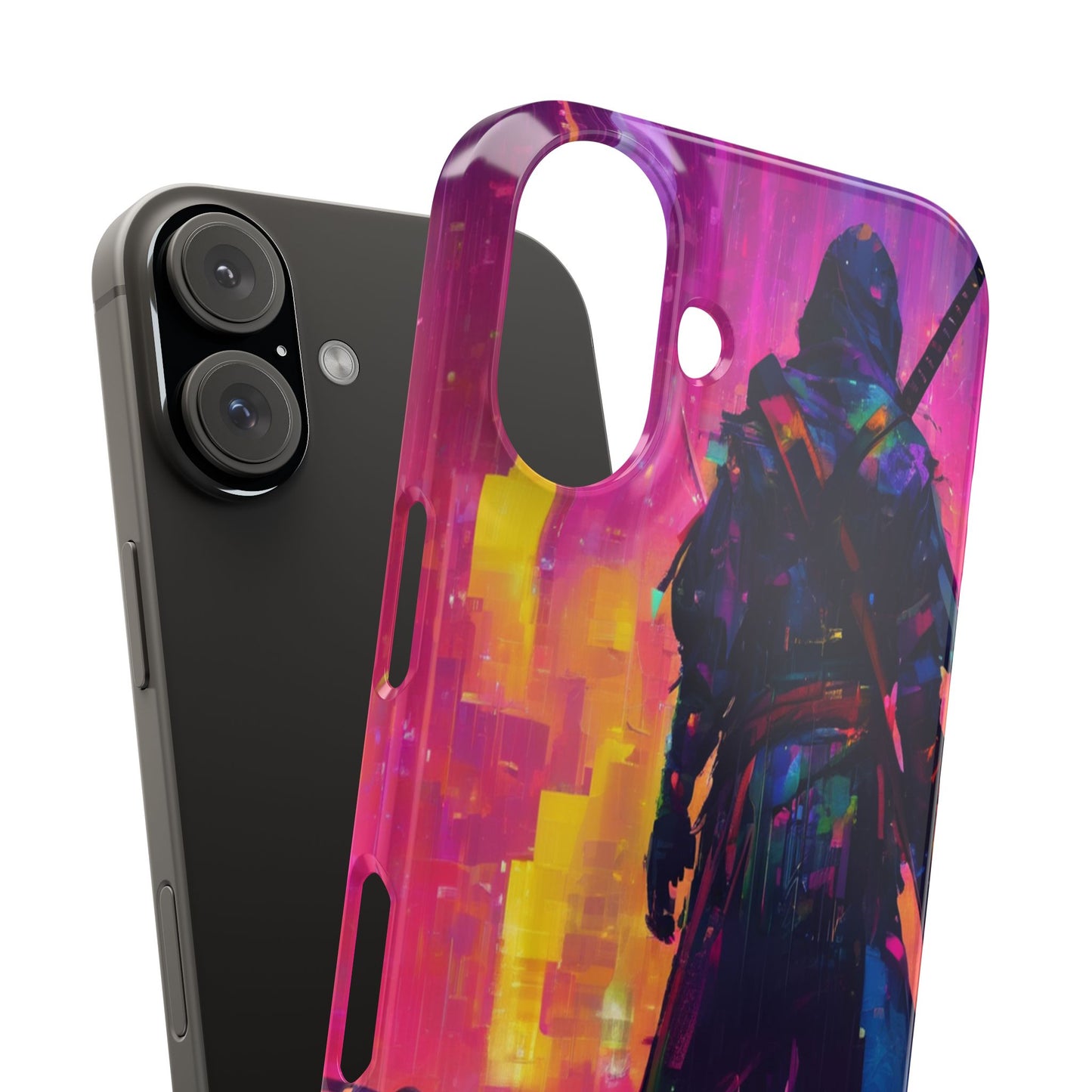 Neon Slim Phone Case for iPhone 16 - Glossy Lexan Finish
