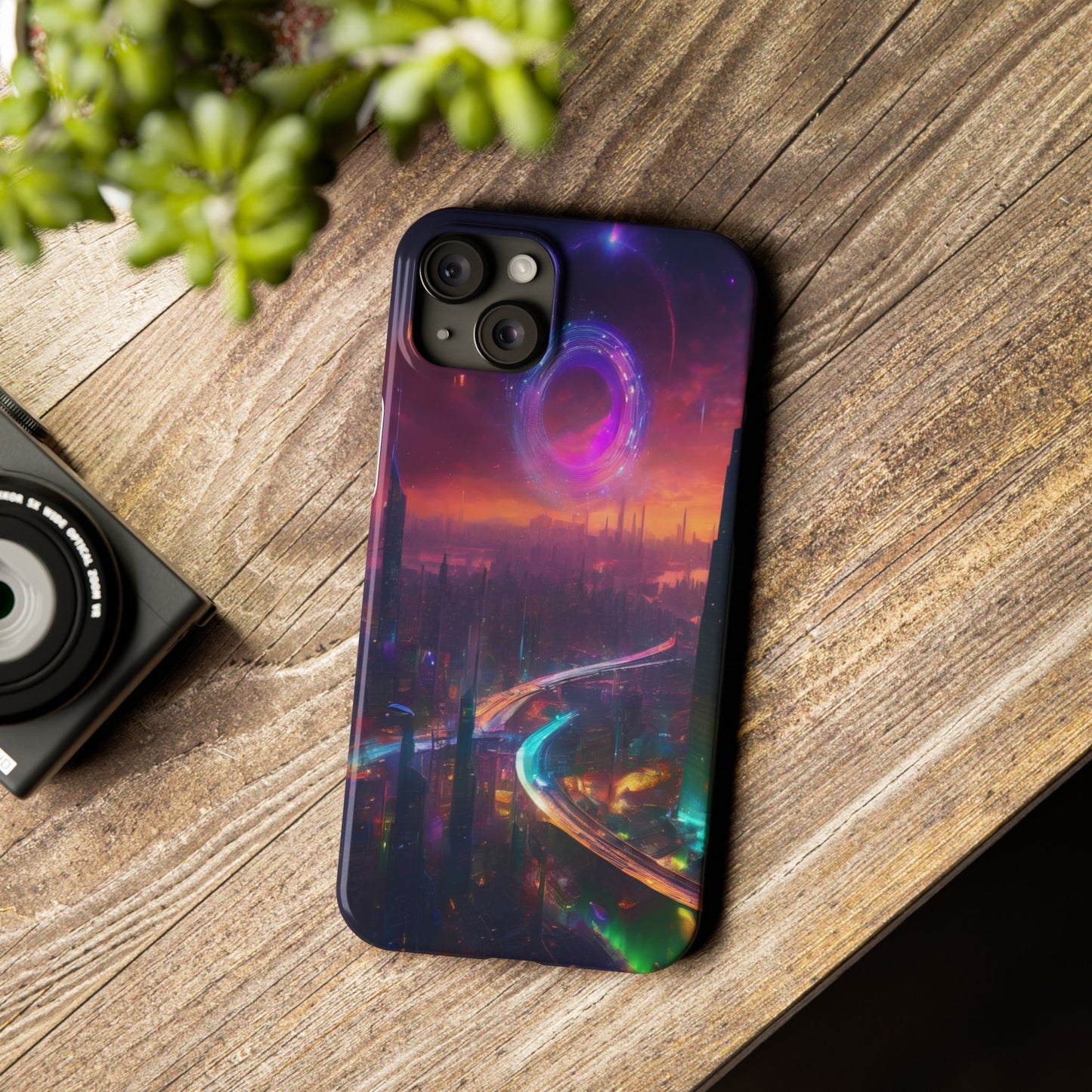 Slim Glossy Phone Case for iPhone 16 – Lexan PC