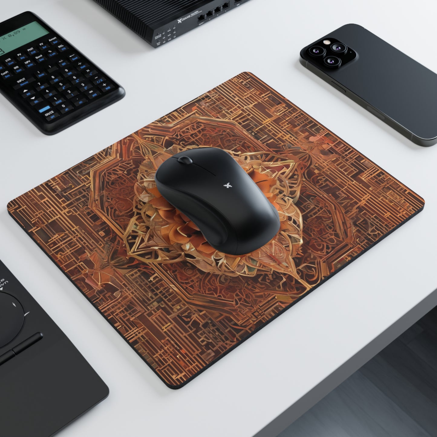 Custom Neon Mouse Pad - 9.3x7.8 in, Non-Slip Desk Pad