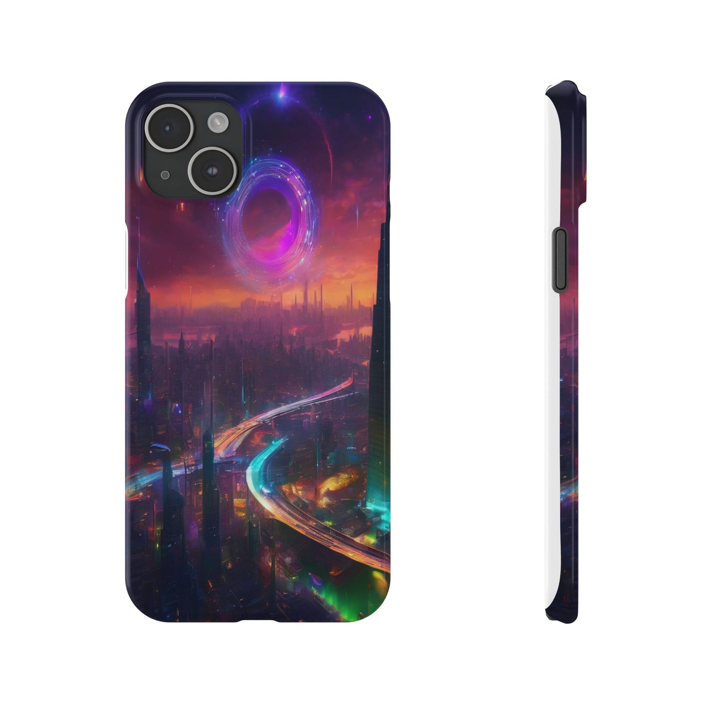 Slim Glossy Phone Case for iPhone 16 – Lexan PC