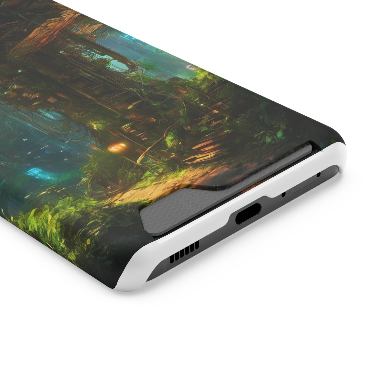 Neon Phone Case with Card Holder Glossy/Matte Polycarbonate, MagSafe