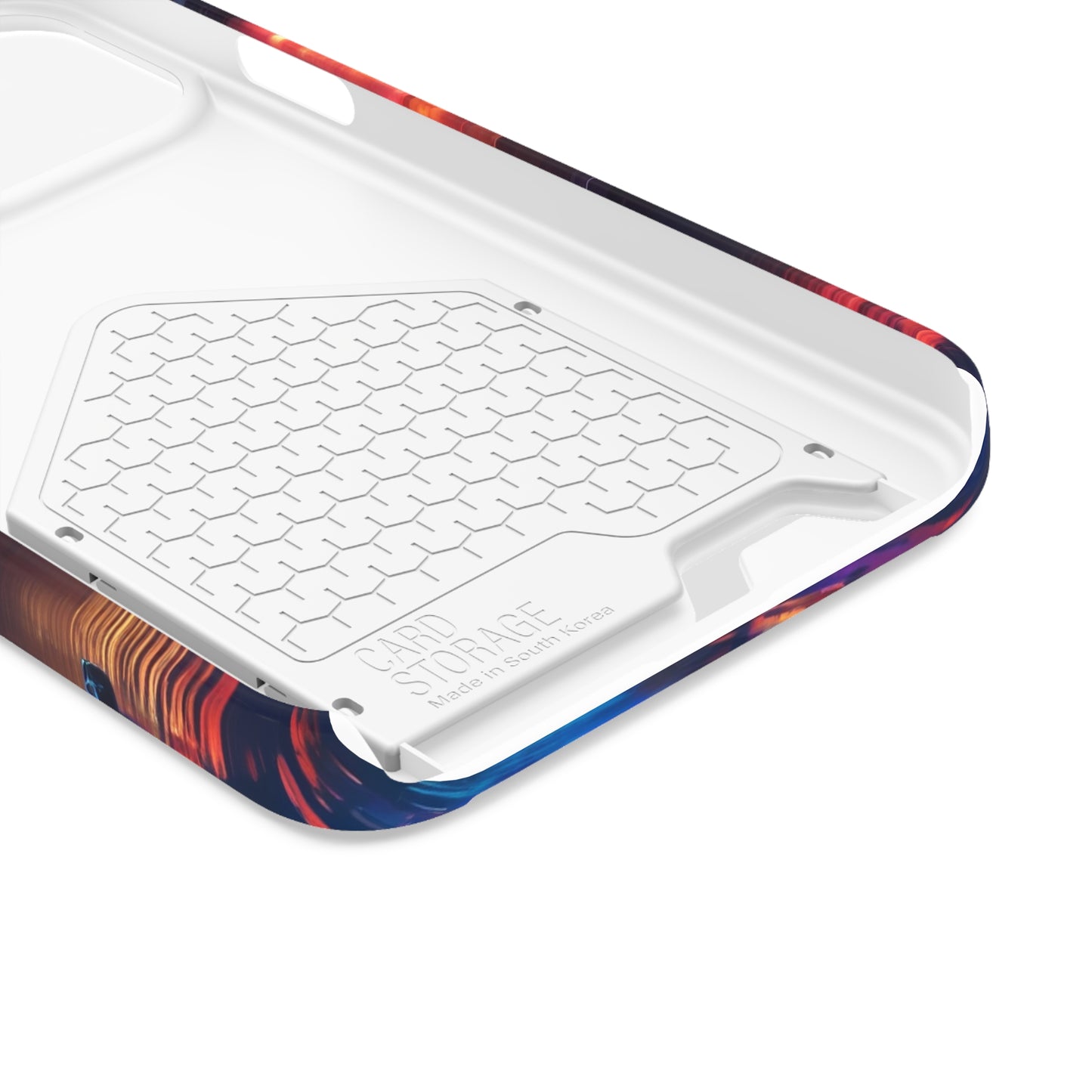 Neon Card Holder Phone Case - MagSafe, 1 Card Slot, Polycarbonate