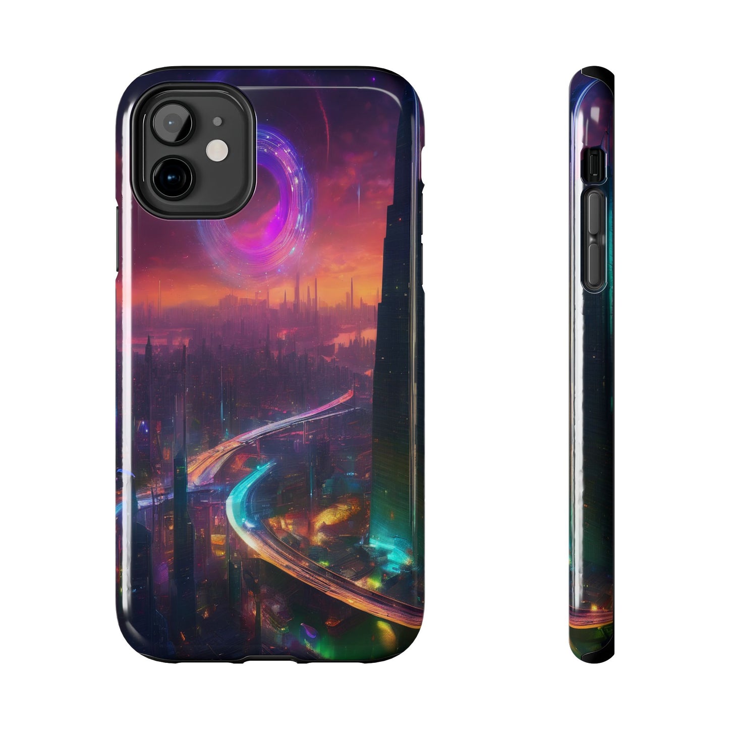 Tough Phone Case – Shockproof TPU/Polycarbonate for iPhone & Samsung