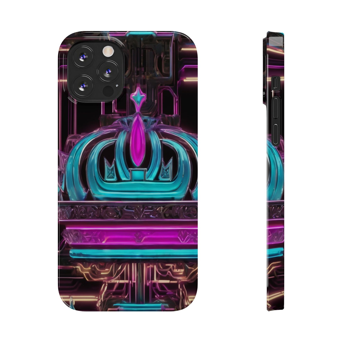 Slim Phone Case for iPhone 16 - Glossy, Lightweight, Impact-Resistant