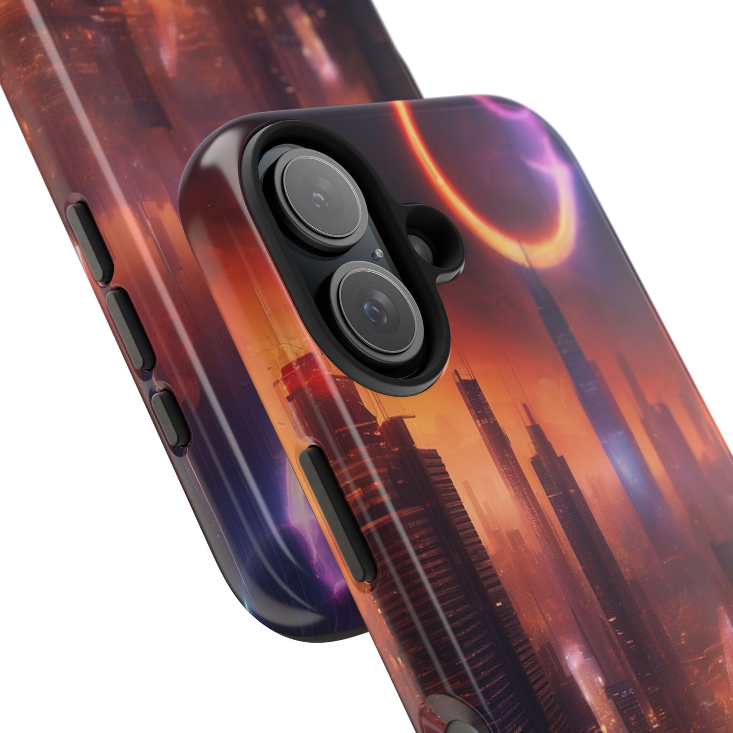 Rugged Phone Case - Impact-Resistant Dual-Layer TPU/PC, Glossy