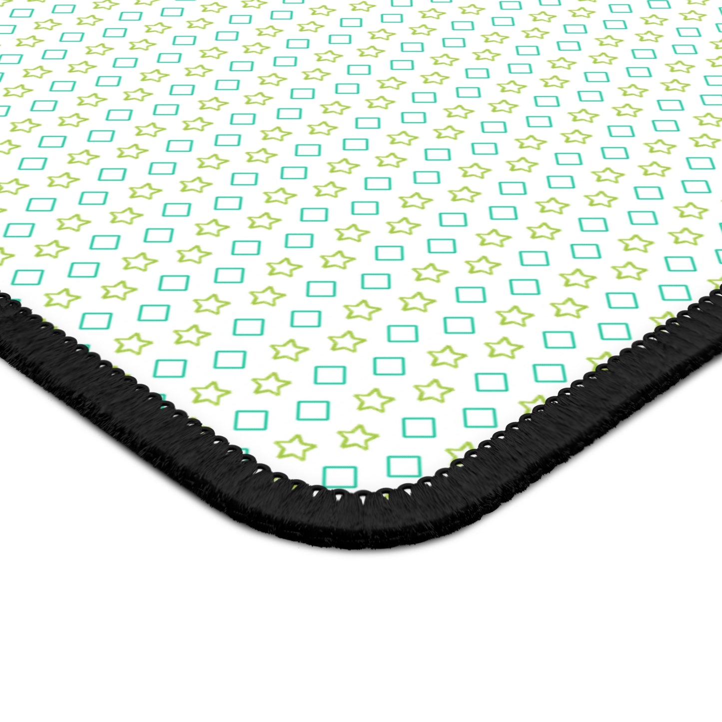 Neon Gaming Mouse Pad - 9x7in, 3mm Neoprene, Stitched Edges