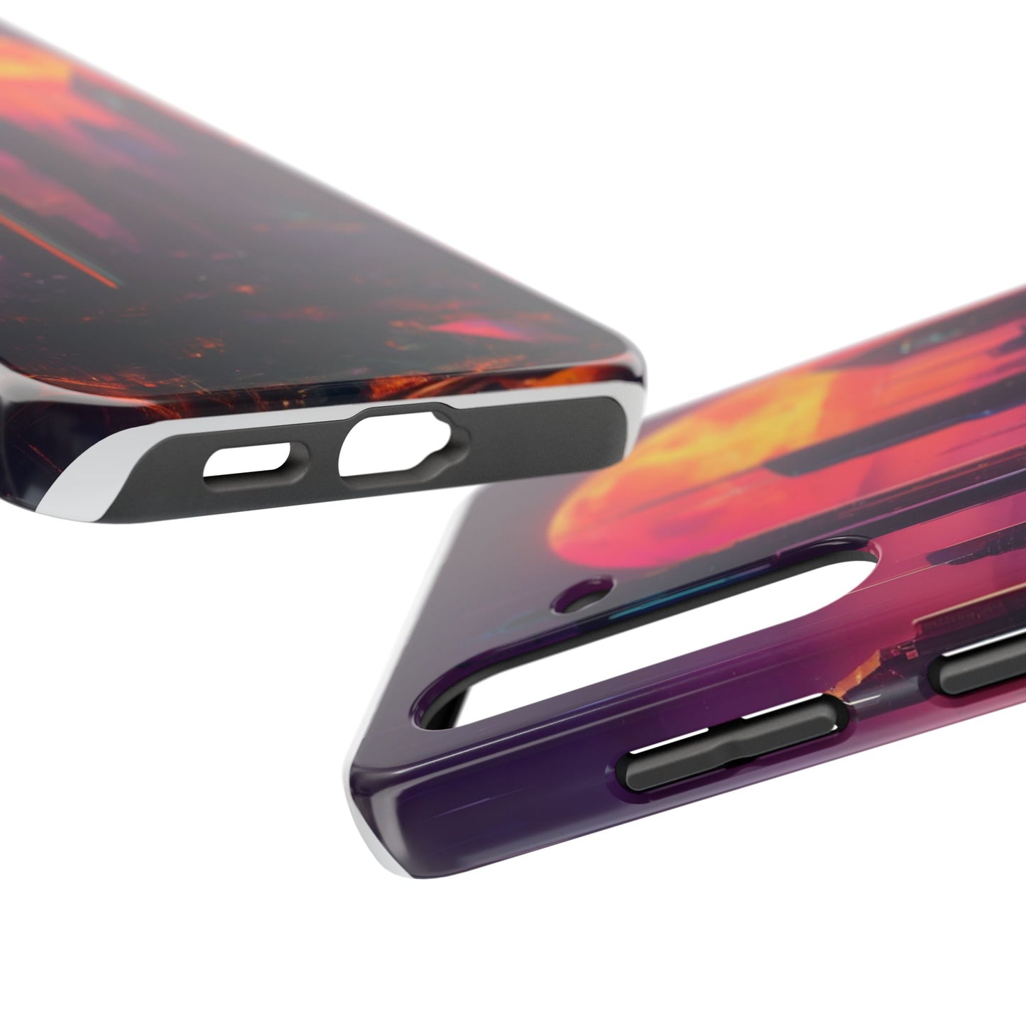 Tough Phone Case: Shockproof 2-Piece TPU/PC Shell
