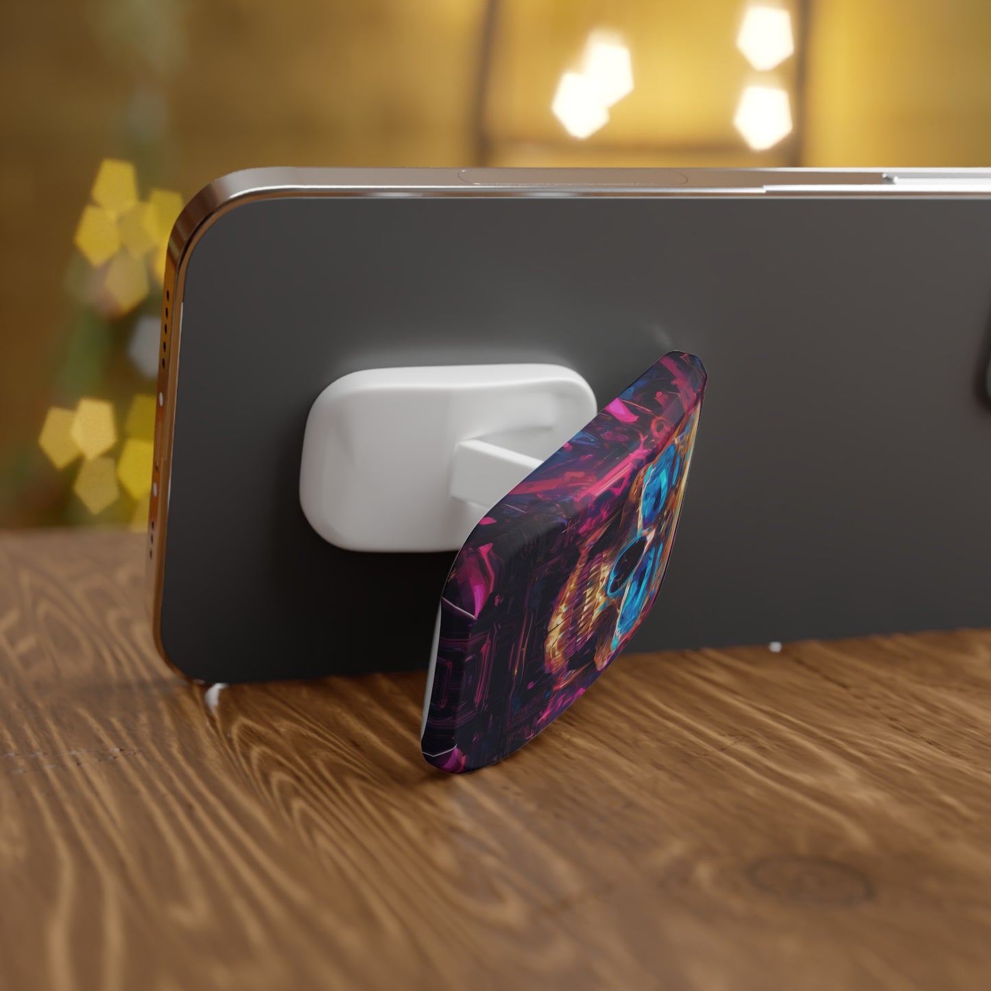 Phone Grip Click-On: Personal Phone Holder & Kickstand