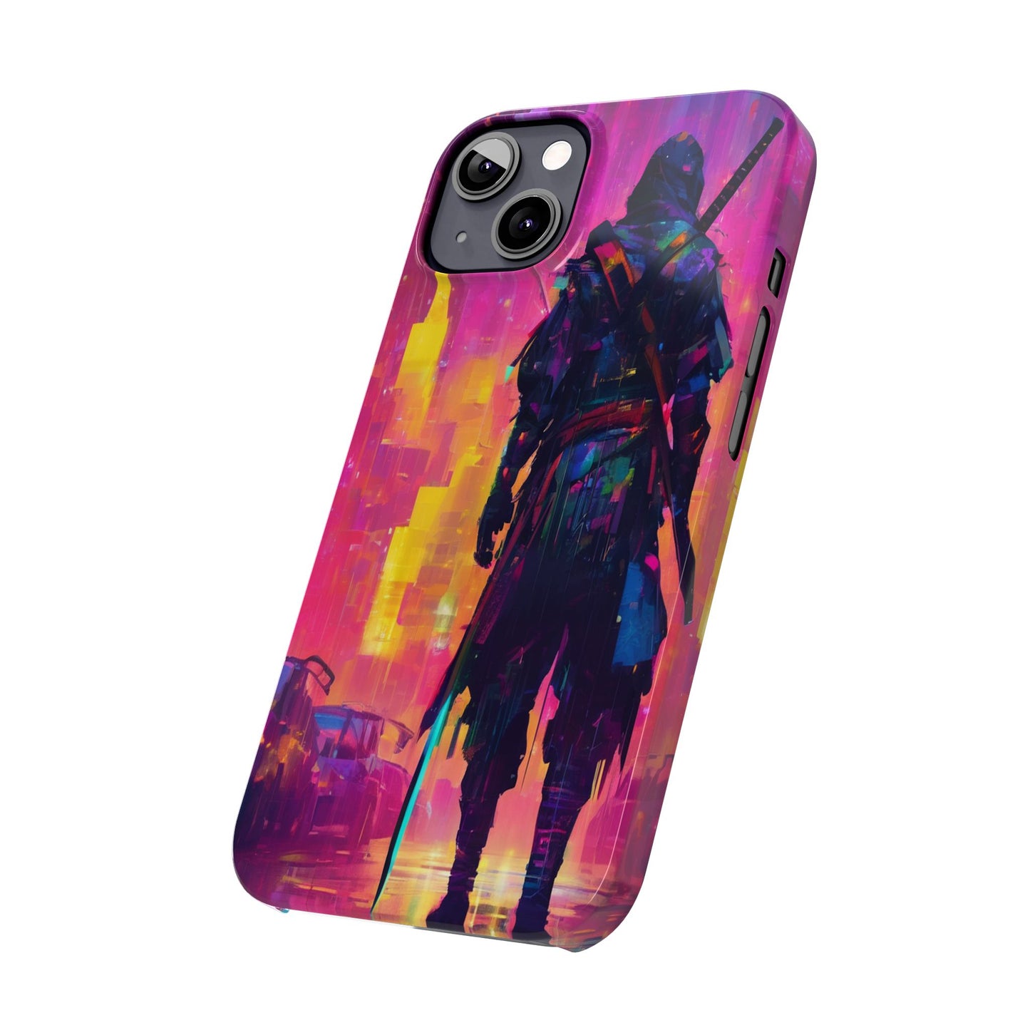 Neon Slim Phone Case for iPhone 16 - Glossy Lexan Finish