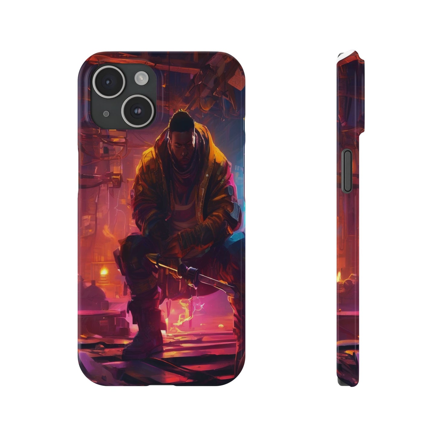Slim Phone Case for iPhone 16 - Ultra-Thin, Glossy PC
