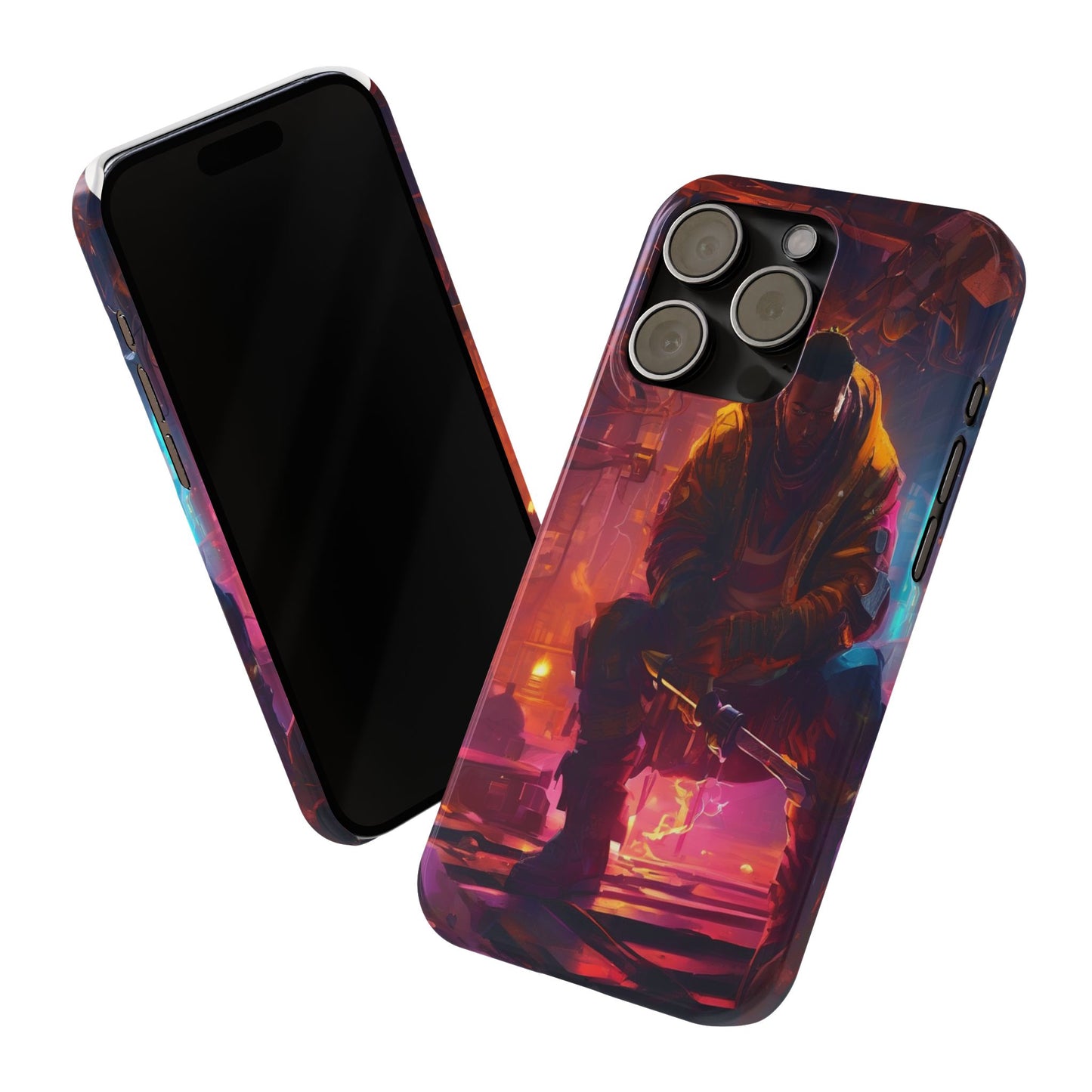 Slim Phone Case for iPhone 16 - Ultra-Thin, Glossy PC