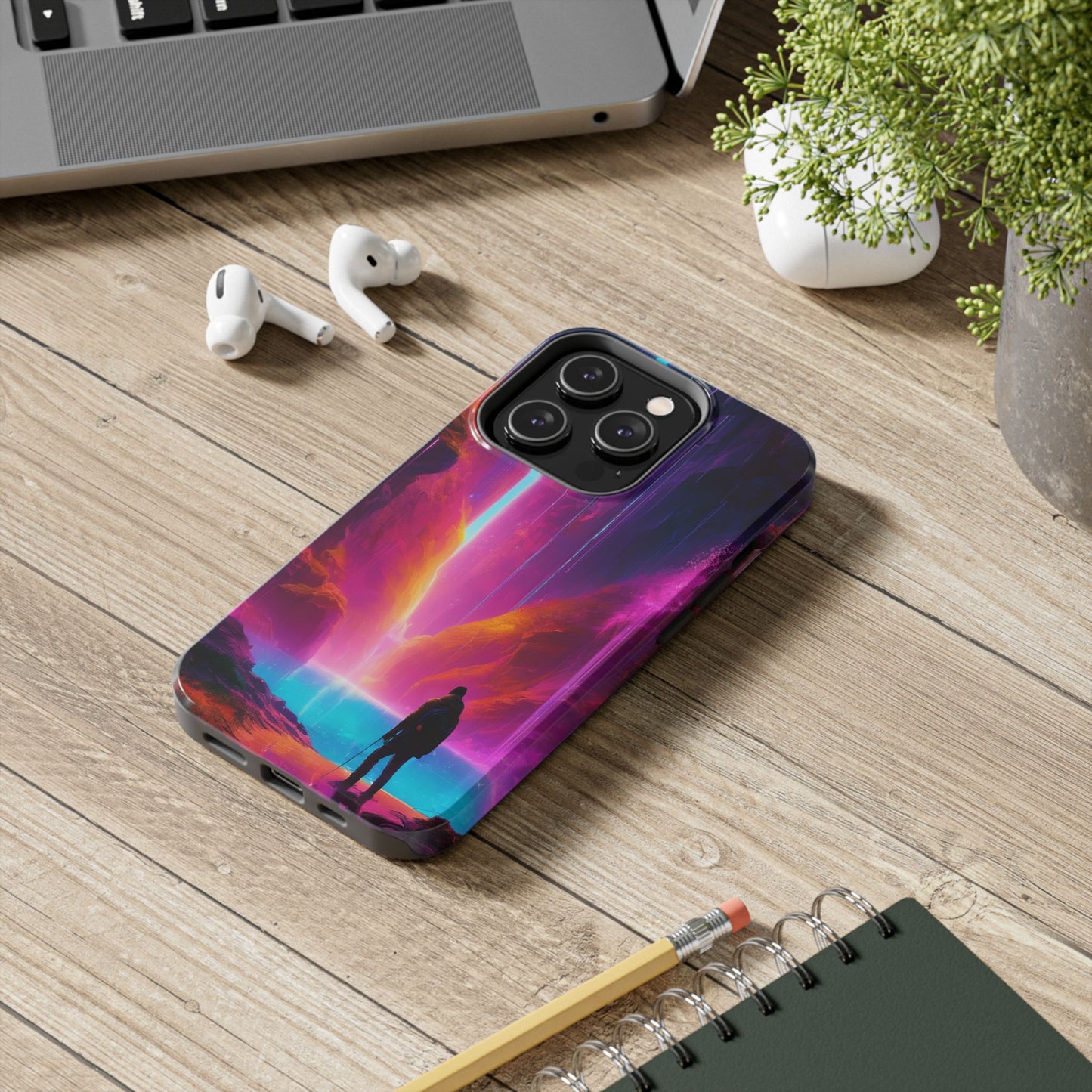 Tough Phone Case with TPU & PC Shell – Shockproof for iPhone/Samsung