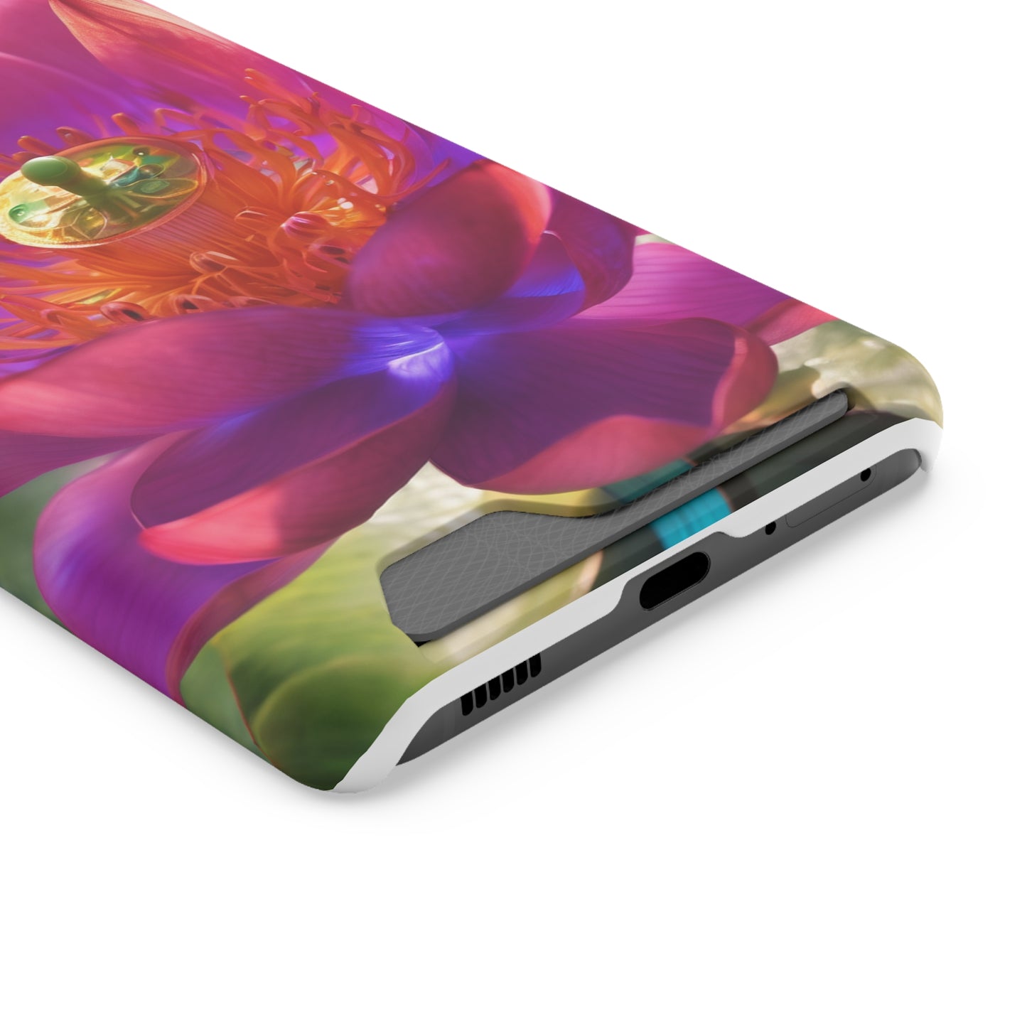 Neon Phone Case with Card Holder - MagSafe Polycarbonate Glossy/Matte