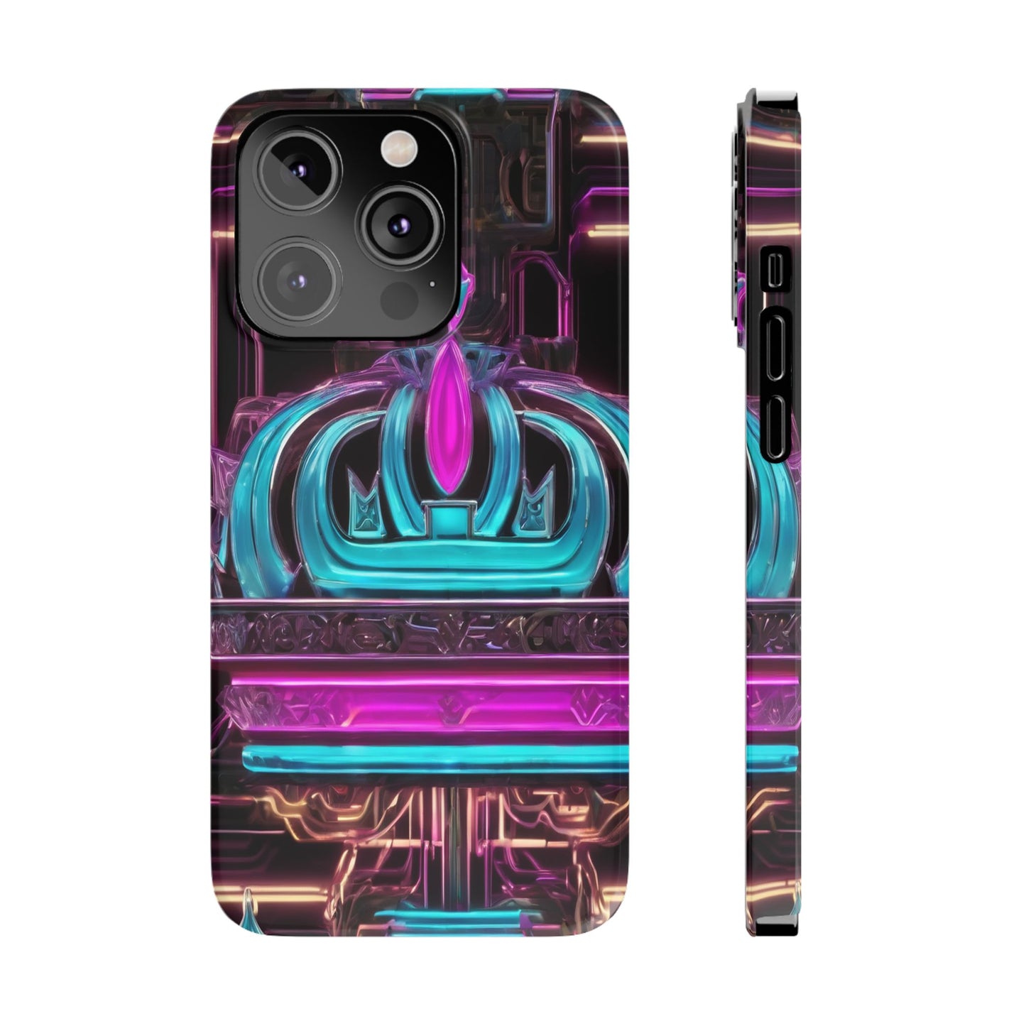 Slim Phone Case for iPhone 16 - Glossy, Lightweight, Impact-Resistant