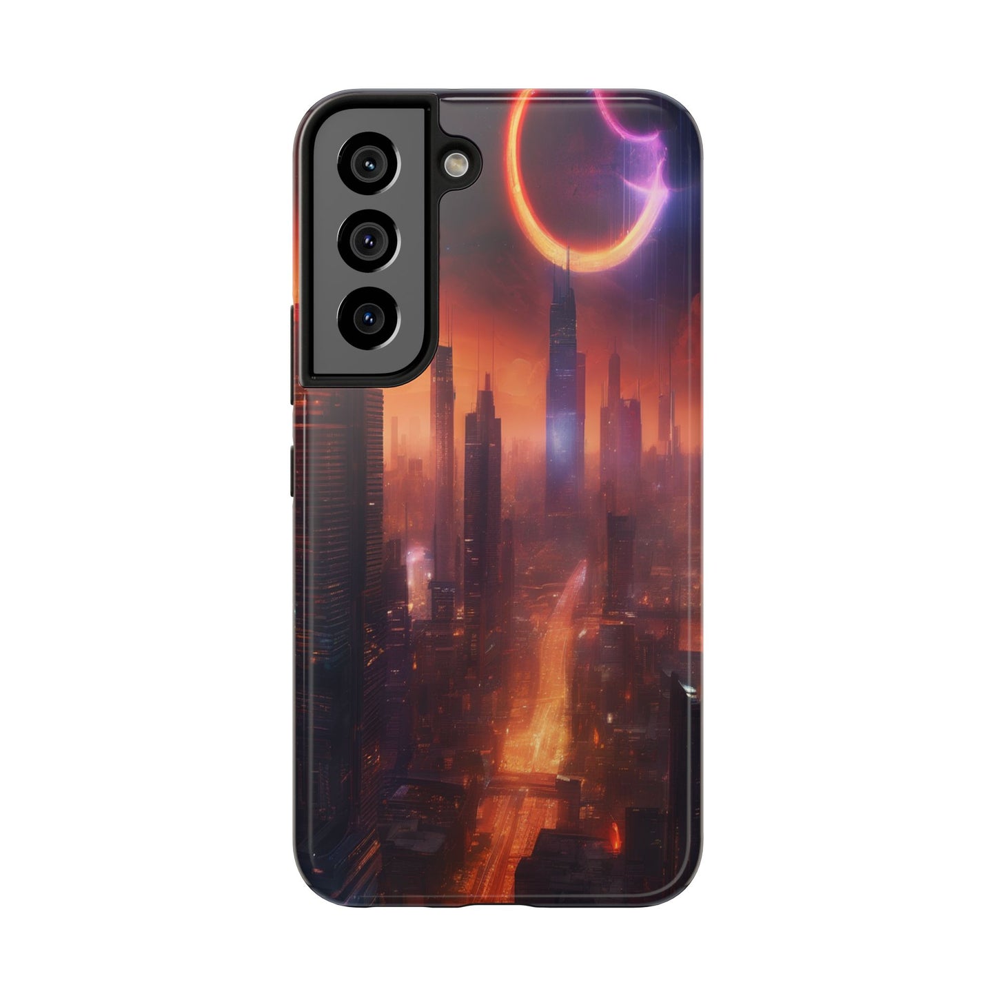 Rugged Phone Case - Impact-Resistant Dual-Layer TPU/PC, Glossy