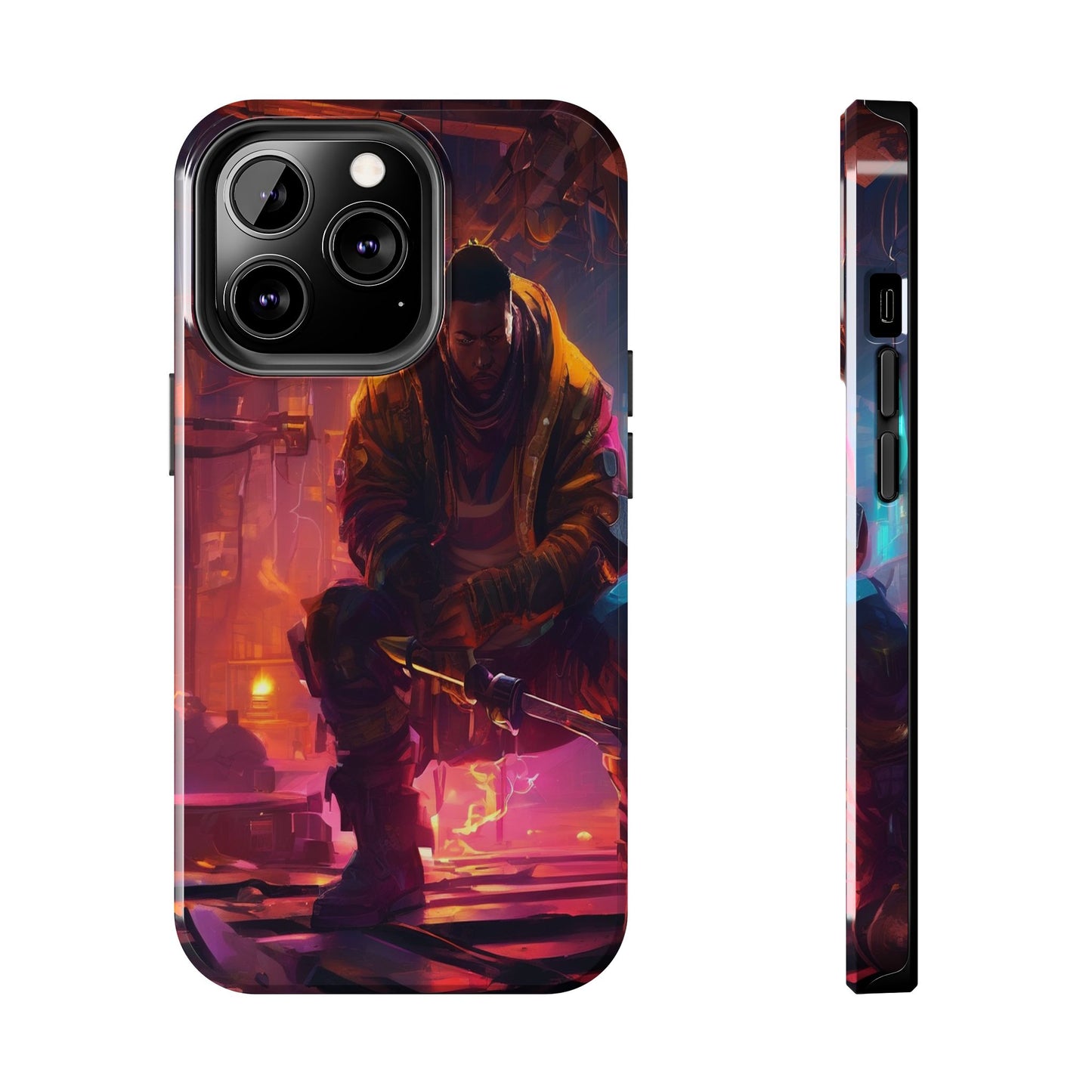 Tough Phone Case - Shockproof TPU & PC Shell for iPhone & Samsung