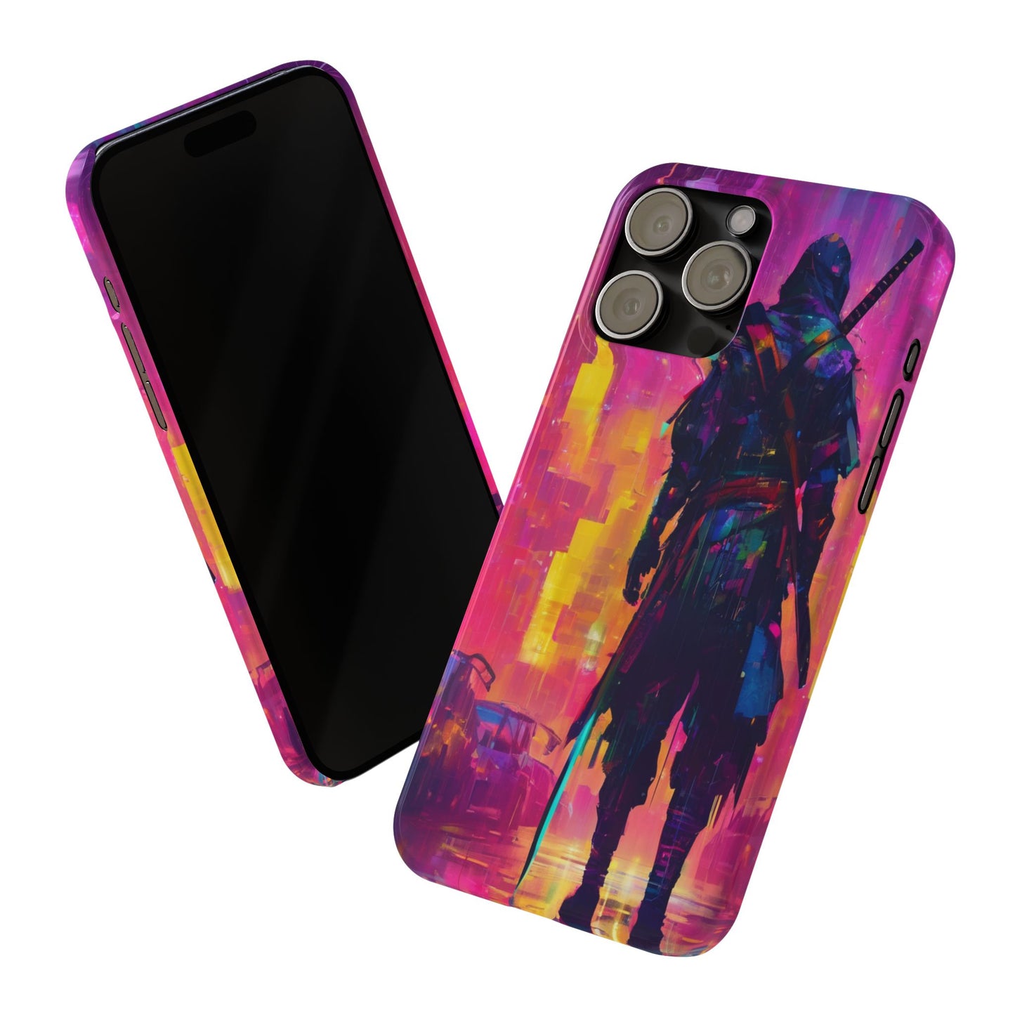 Neon Slim Phone Case for iPhone 16 - Glossy Lexan Finish