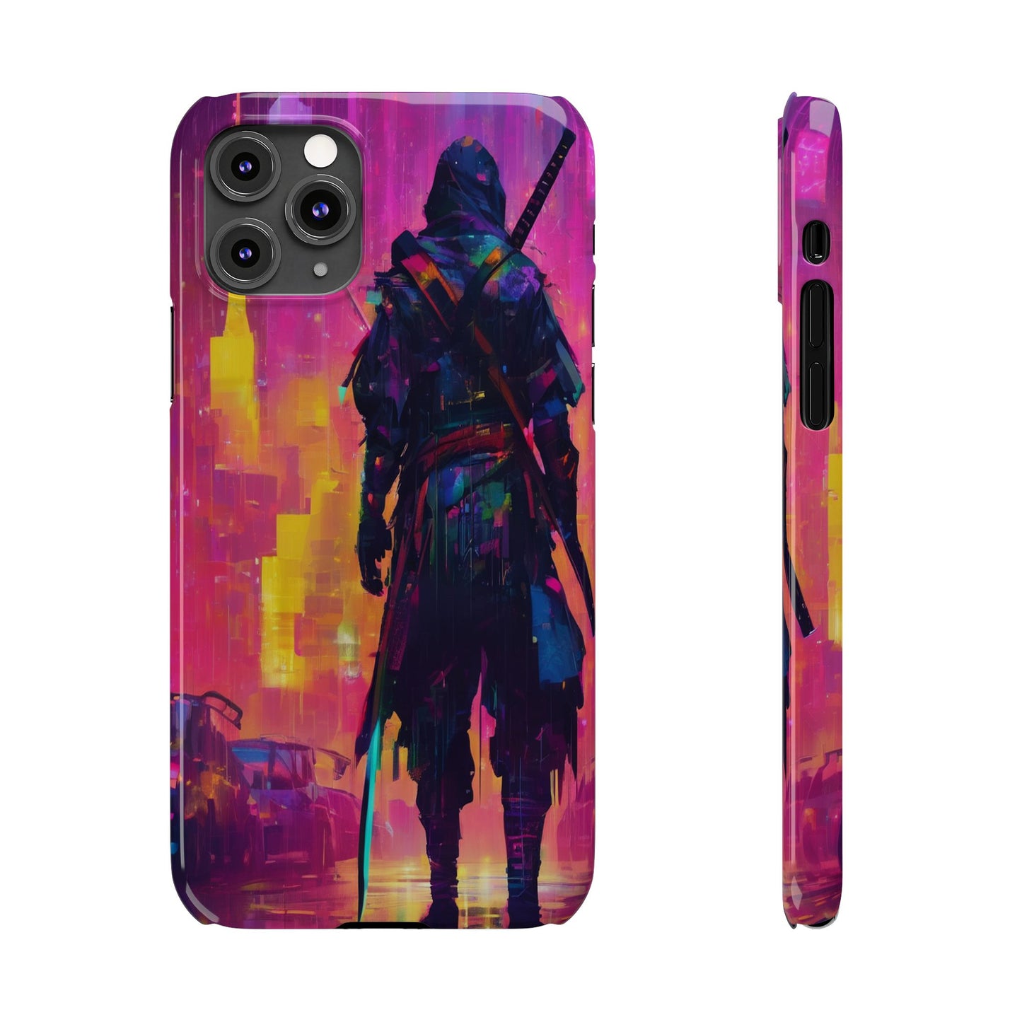 Neon Slim Phone Case for iPhone 16 - Glossy Lexan Finish