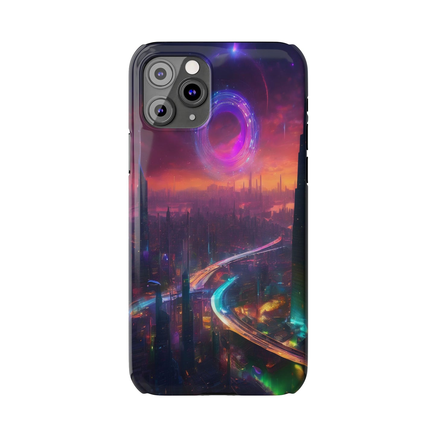 Slim Glossy Phone Case for iPhone 16 – Lexan PC