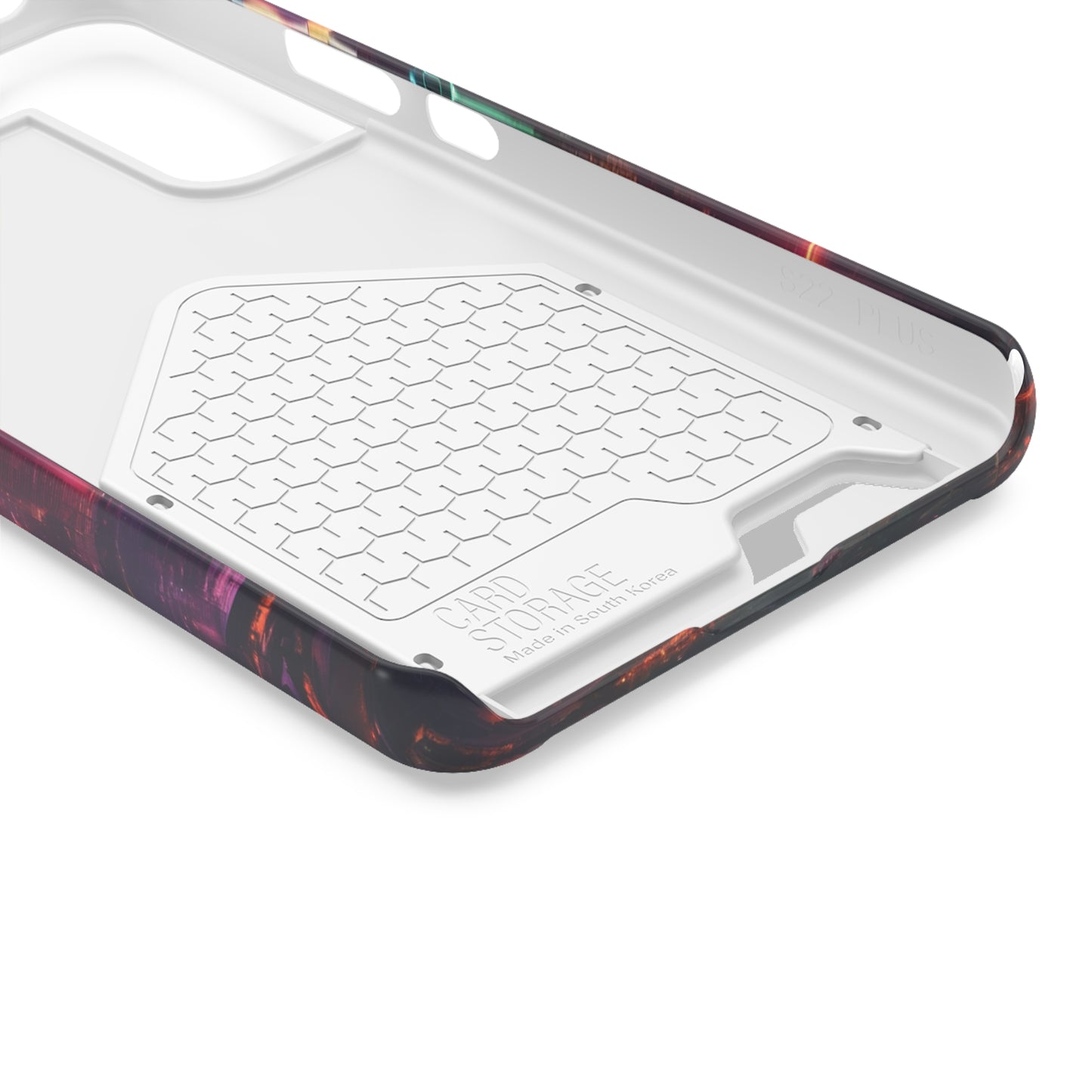 Cyberpunk Neon Card Holder Phone Case MagSafe