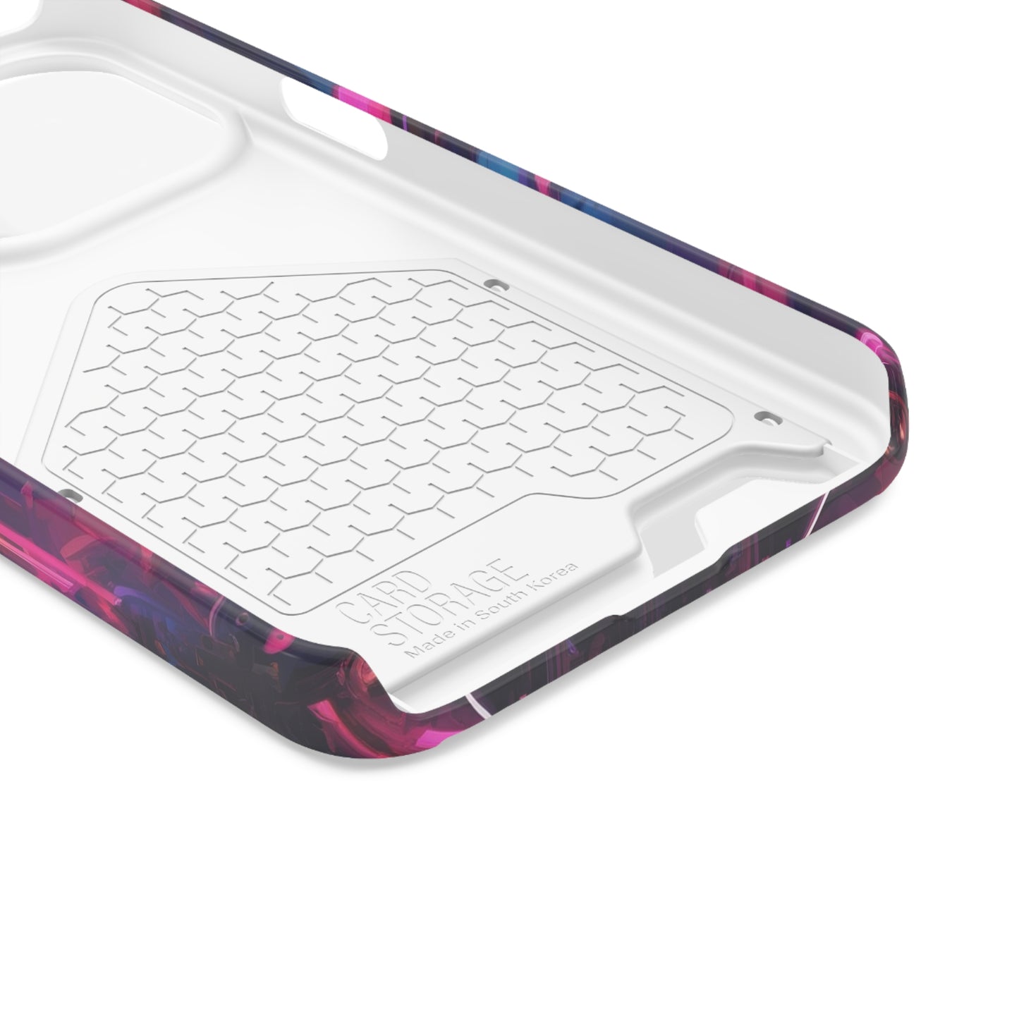 Neon Phone Case with Card Holder - MagSafe Compatible, Glossy/Matte