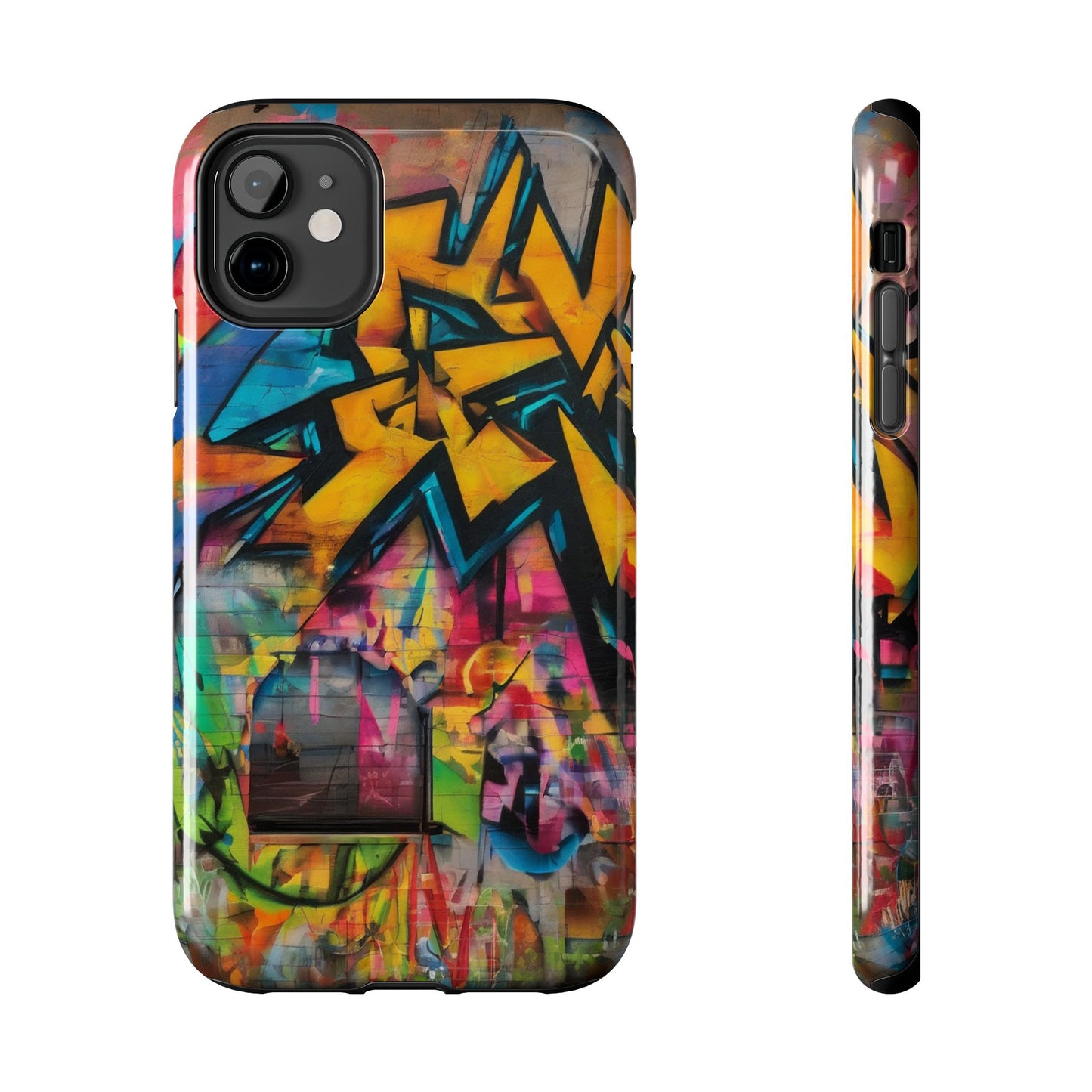 Rugged Phone Case - Impact-Resistant, Glossy Finish